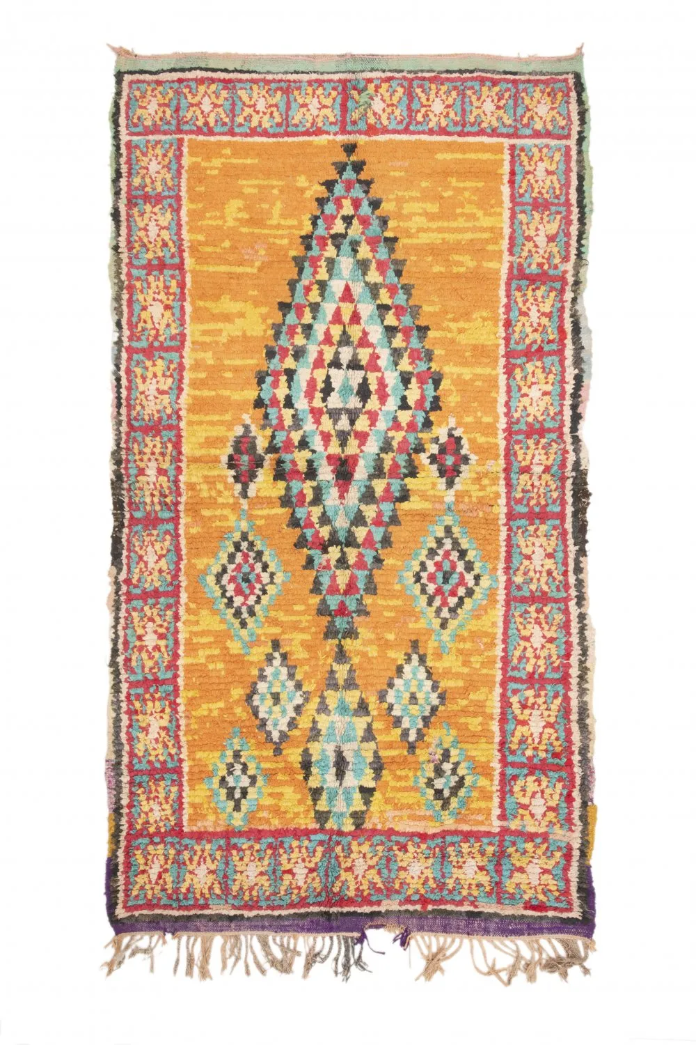 Berberyjskie Dywany Boucherouite Z Maroka 270 x 155 cm
