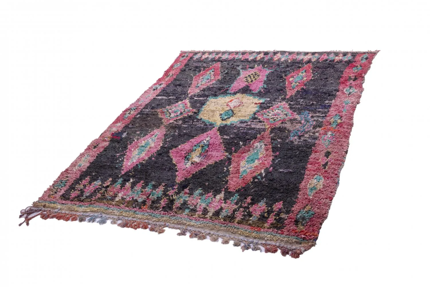 Berberyjskie Dywany Boucherouite Z Maroka 240 x 155 cm