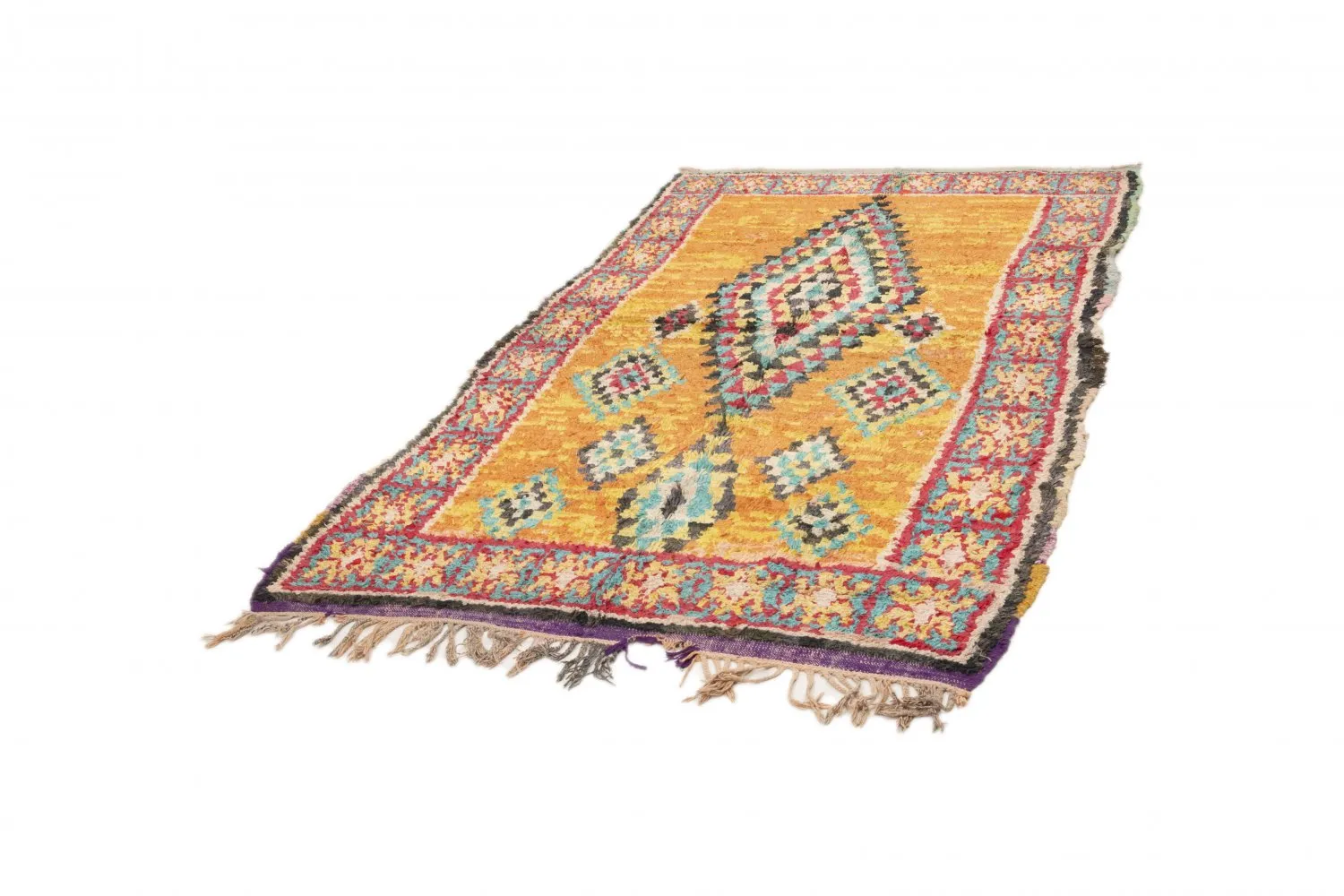 Berberyjskie Dywany Boucherouite Z Maroka 270 x 155 cm