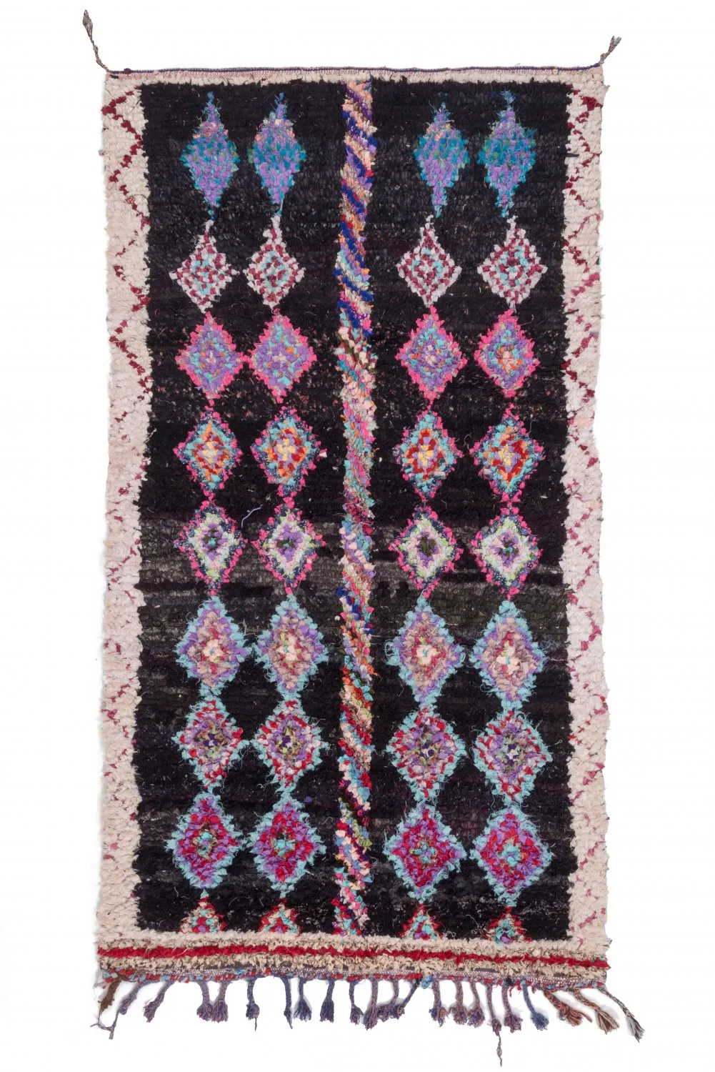 Berberyjskie Dywany Boucherouite Z Maroka 265 x 140 cm