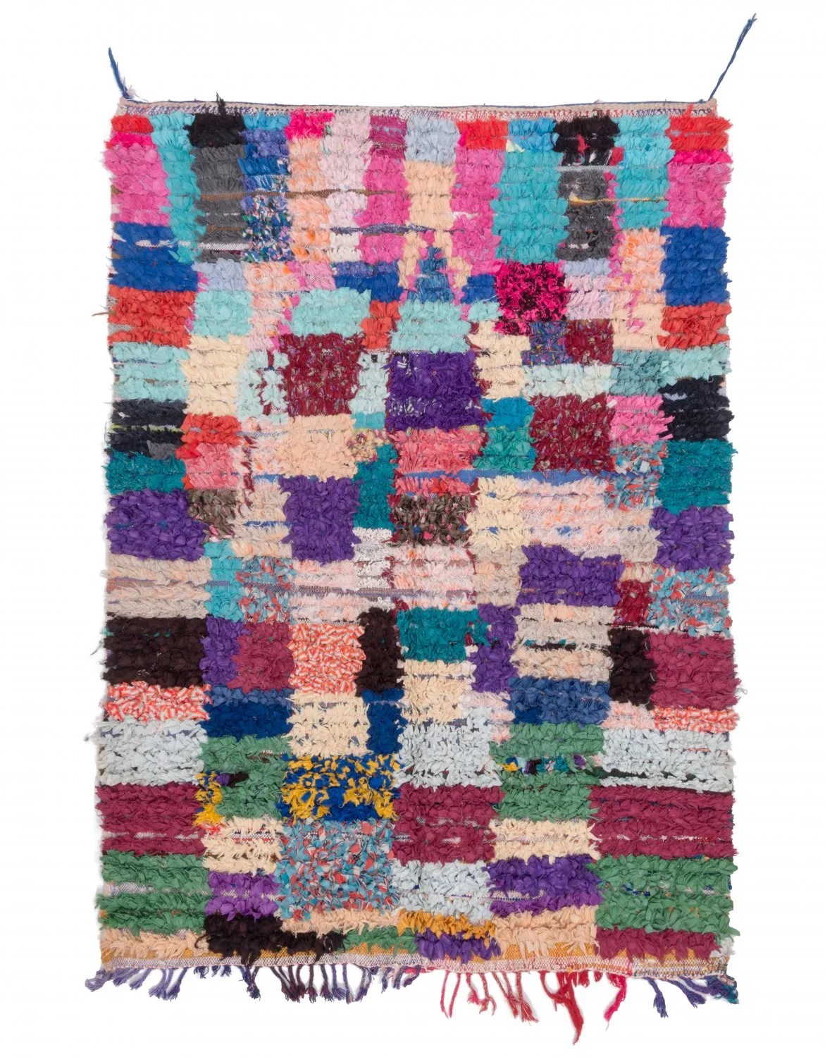 Berberyjskie Dywany Boucherouite Z Maroka 210 x 150 cm