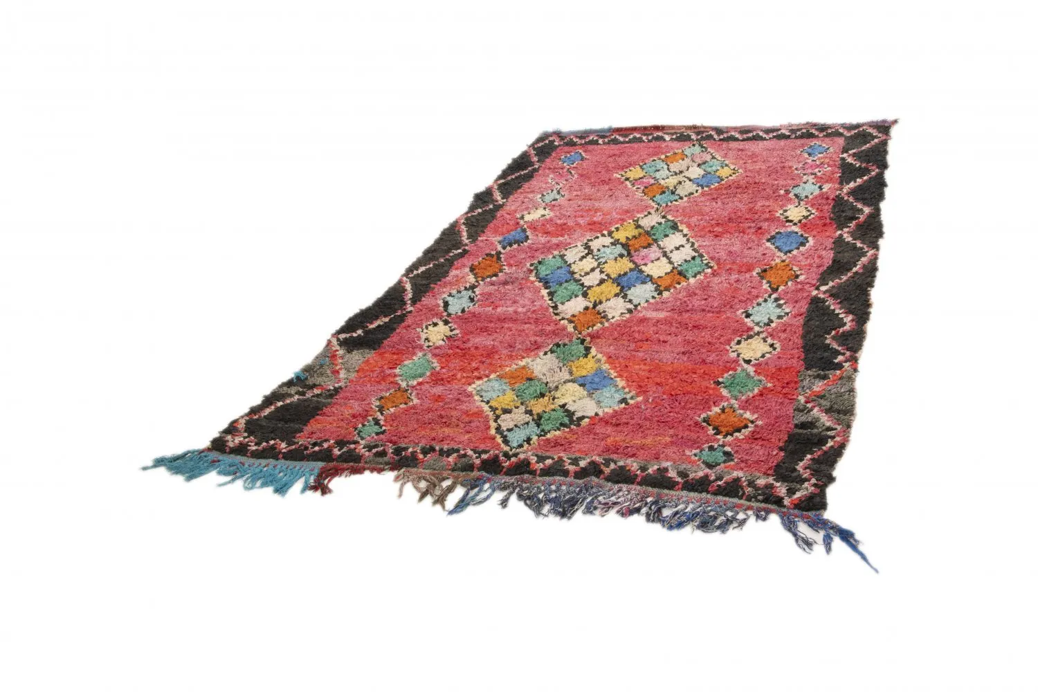 Berberyjskie Dywany Boucherouite Z Maroka 270 x 170 cm