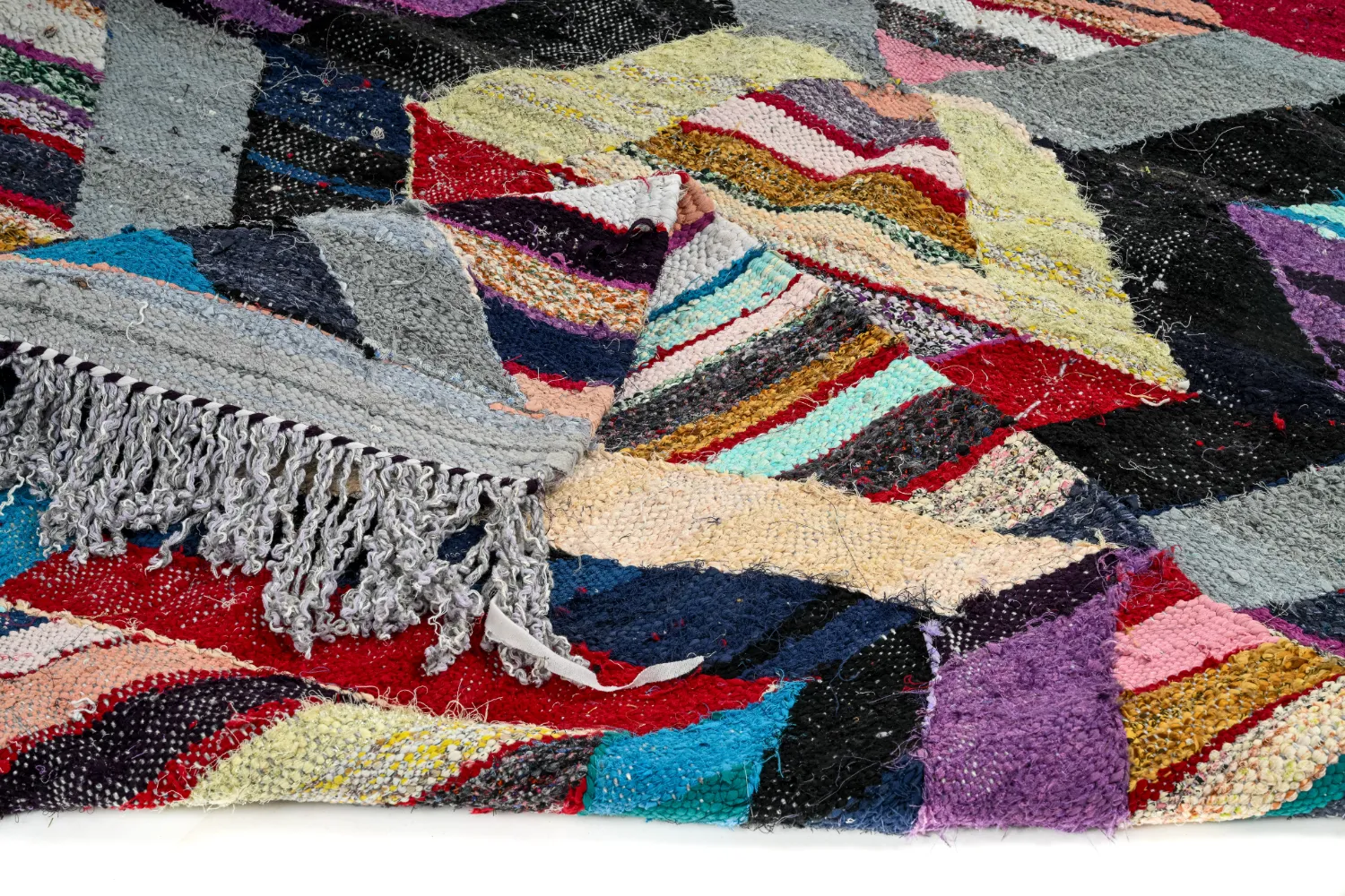 Berberyjskie Dywany Boucherouite Z Maroka 140 x 290 cm