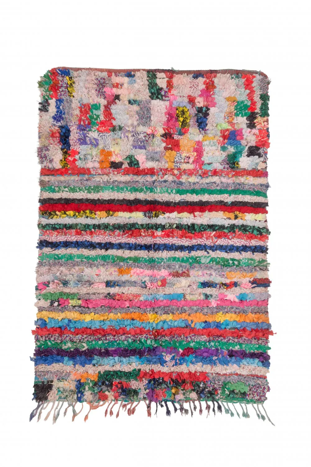 Berberyjskie Dywany Boucherouite Z Maroka 210 x 145 cm
