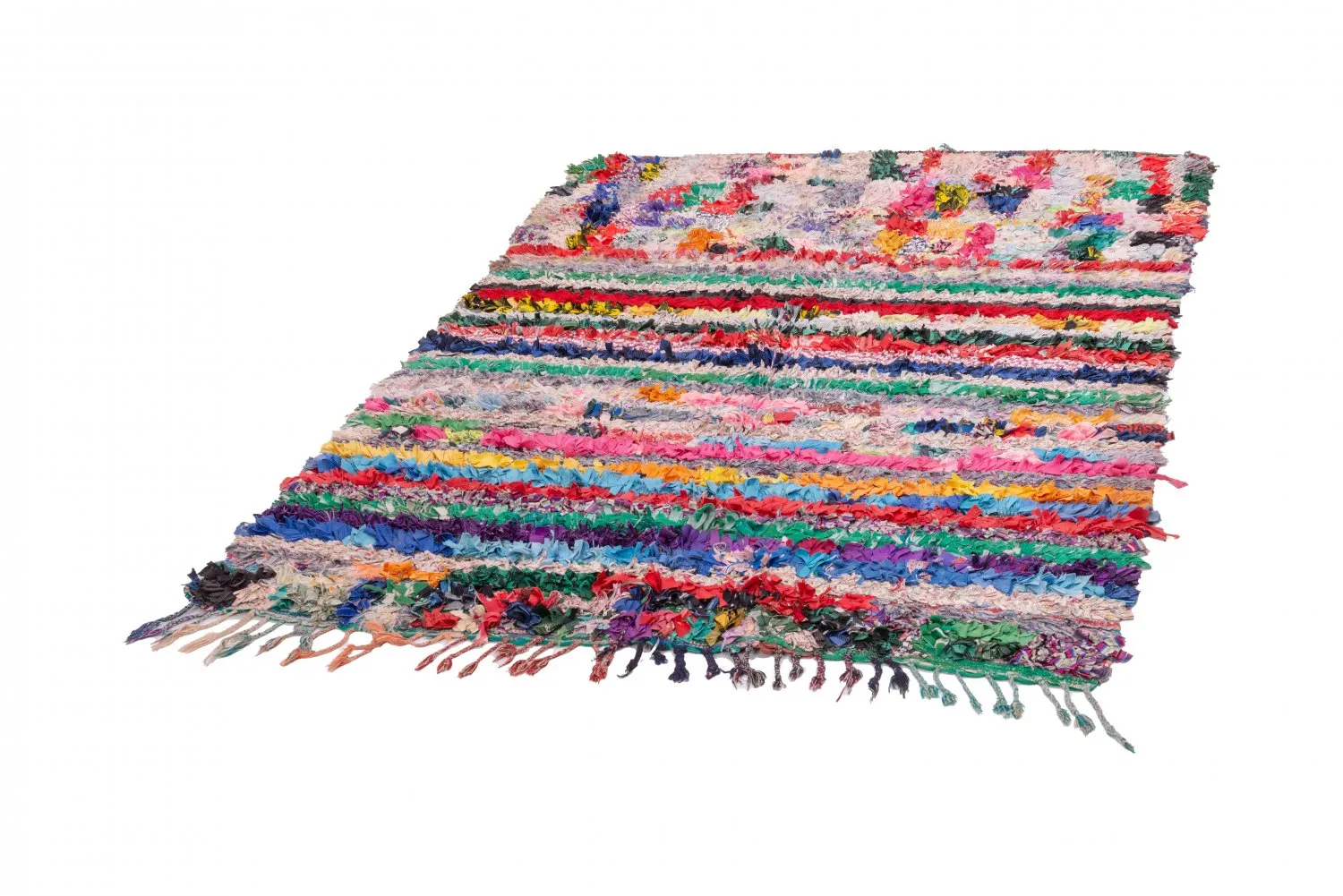 Berberyjskie Dywany Boucherouite Z Maroka 210 x 145 cm