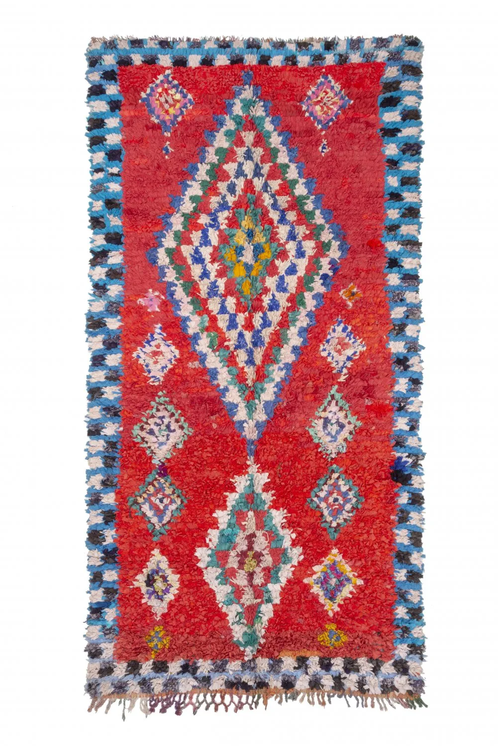 Berberyjskie Dywany Boucherouite Z Maroka 295 x 150 cm