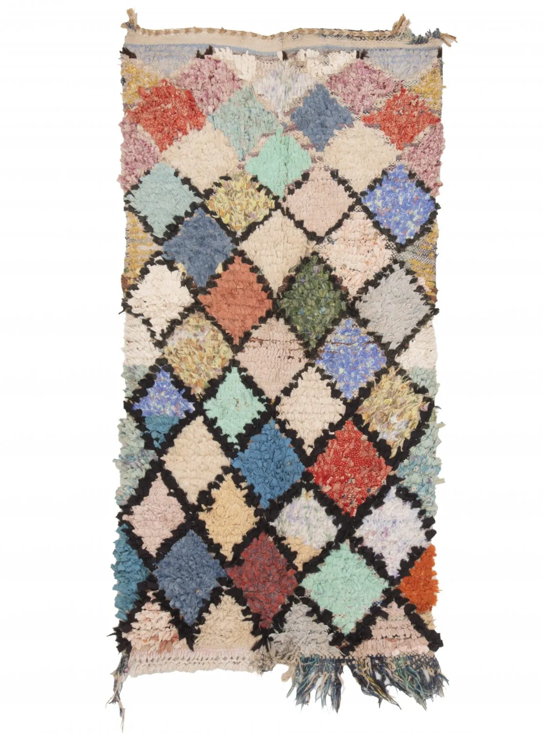 Berberyjskie Dywany Boucherouite Z Maroka 175 x 90 cm