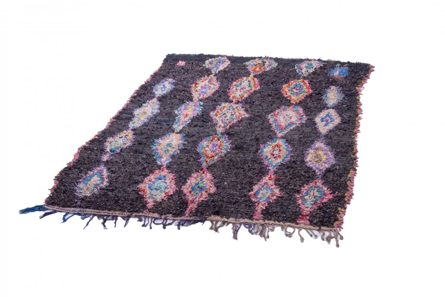 Berberyjskie Dywany Boucherouite Z Marokaa 260 x 145 cm