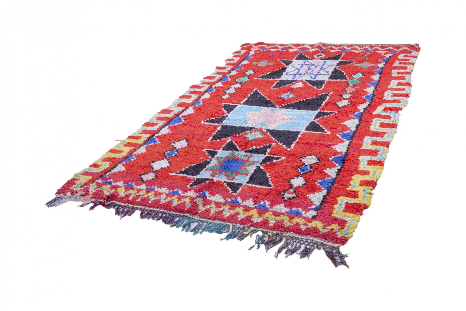 Berberyjskie Dywany Boucherouite Z Maroka 275 x 170 cm