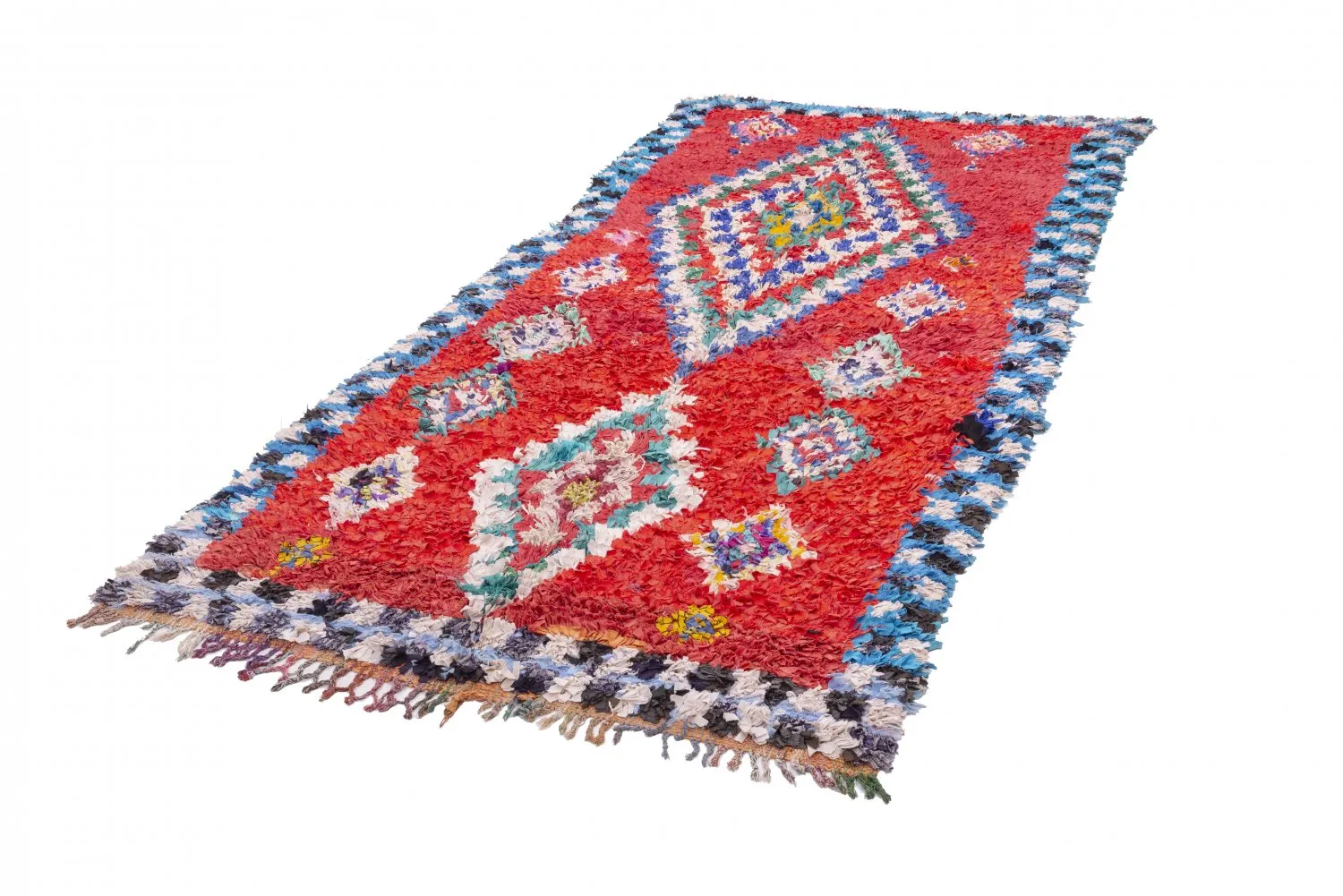 Berberyjskie Dywany Boucherouite Z Maroka 295 x 150 cm