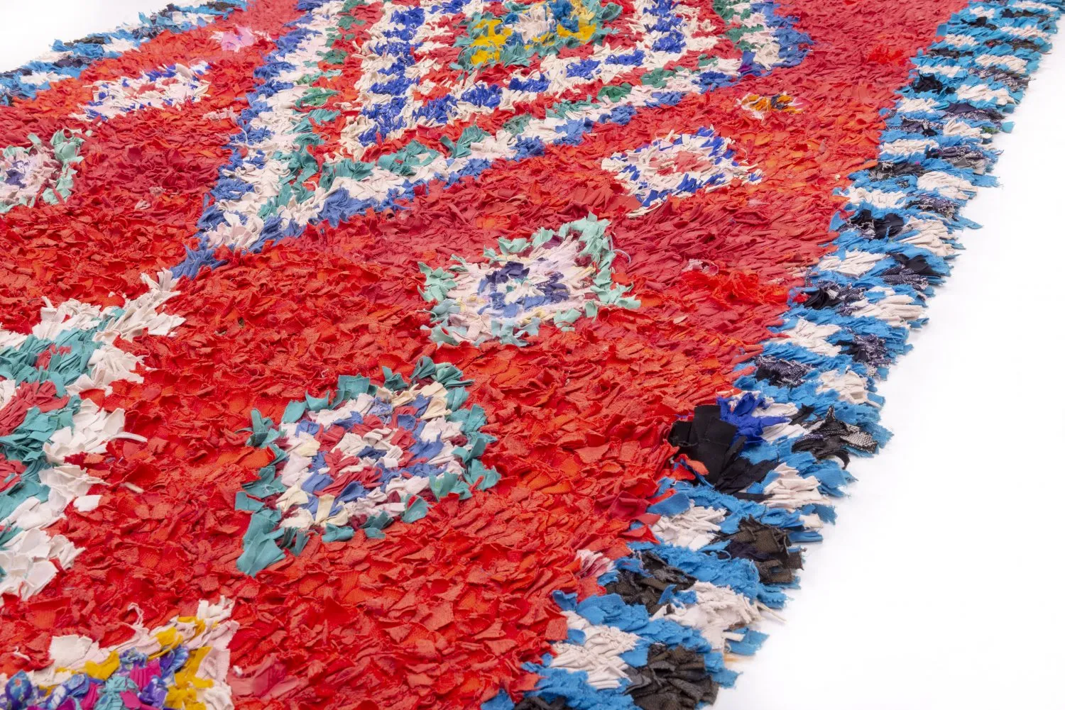Berberyjskie Dywany Boucherouite Z Maroka 295 x 150 cm