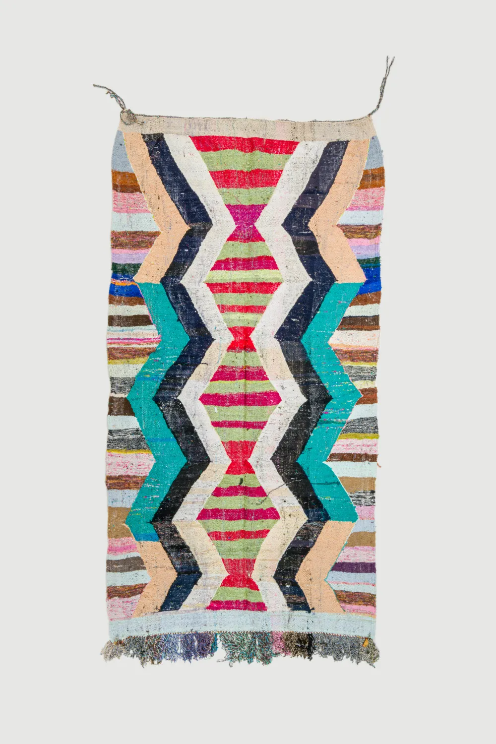 Berberyjskie Dywany Boucherouite Z Maroka 140 x 265 cm