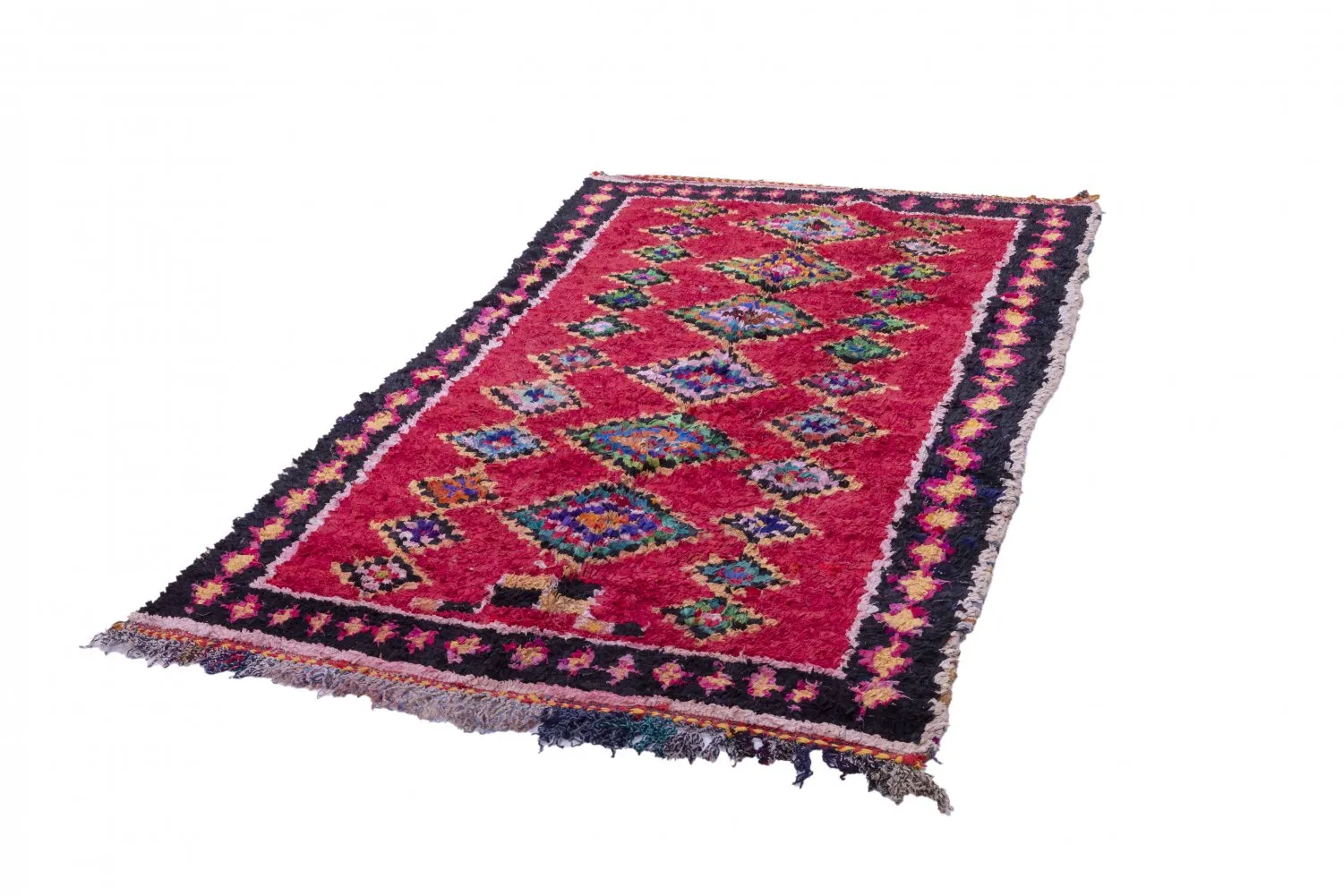 Berberyjskie Dywany Boucherouite Z Maroka 255 x 145 cm