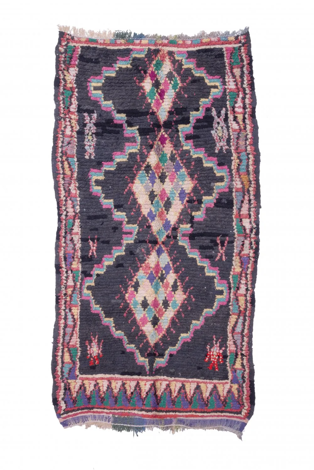 Berberyjskie Dywany Boucherouite Z Maroka 240 x 130 cm