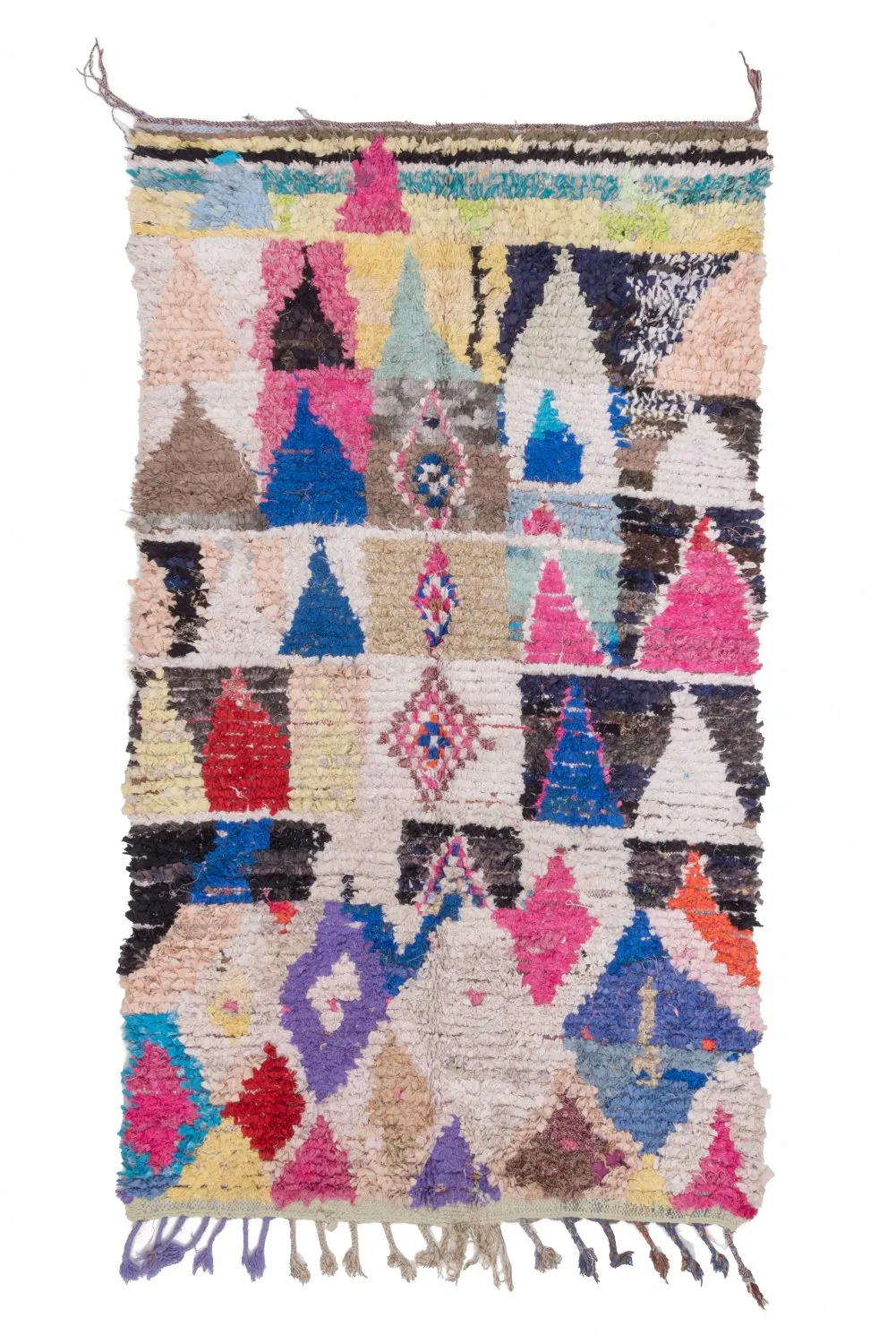 Berberyjskie Dywany Boucherouite Z Maroka 245 x 135 cm