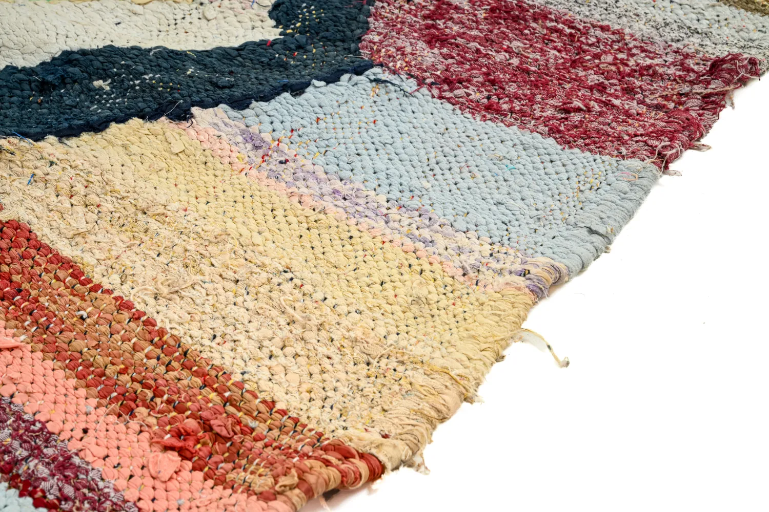 Berberyjskie Dywany Boucherouite Z Maroka 135 x 215 cm