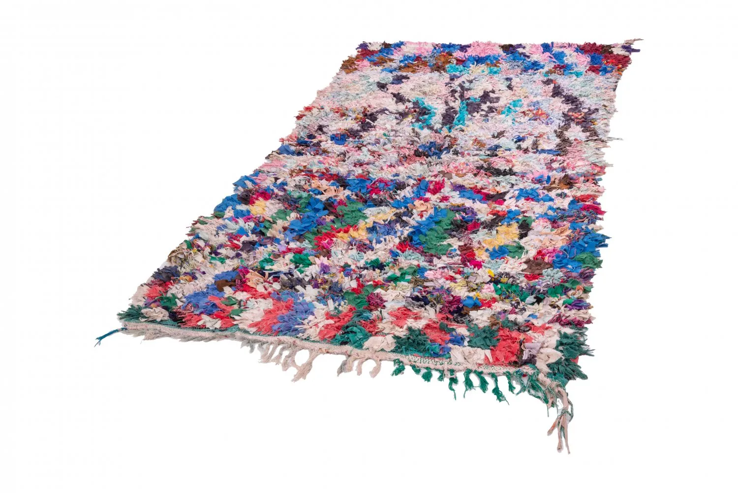 Berberyjskie Dywany Boucherouite Z Maroka 220 x 140 cm