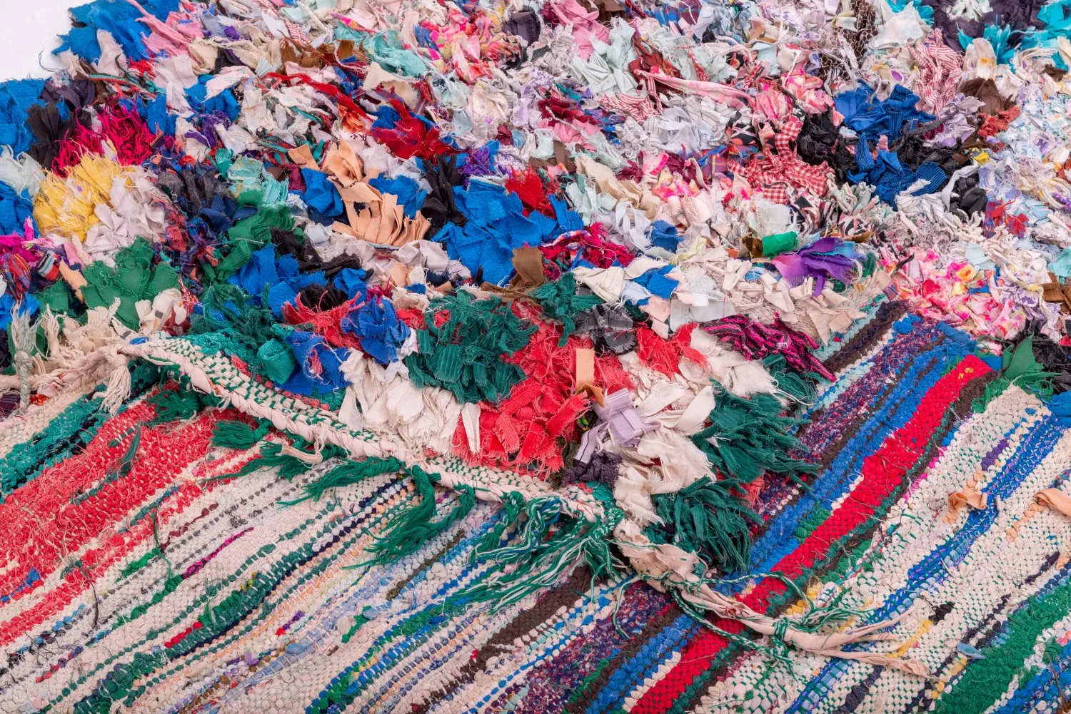 Berberyjskie Dywany Boucherouite Z Maroka 220 x 140 cm