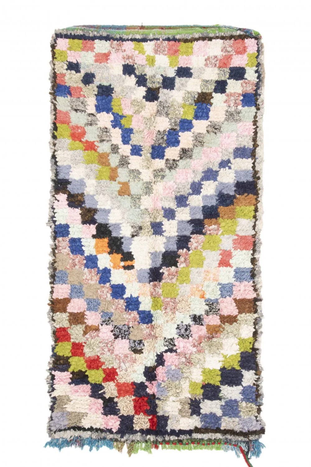 Berberyjskie Dywany Boucherouite Z Maroka 210 x 115 cm