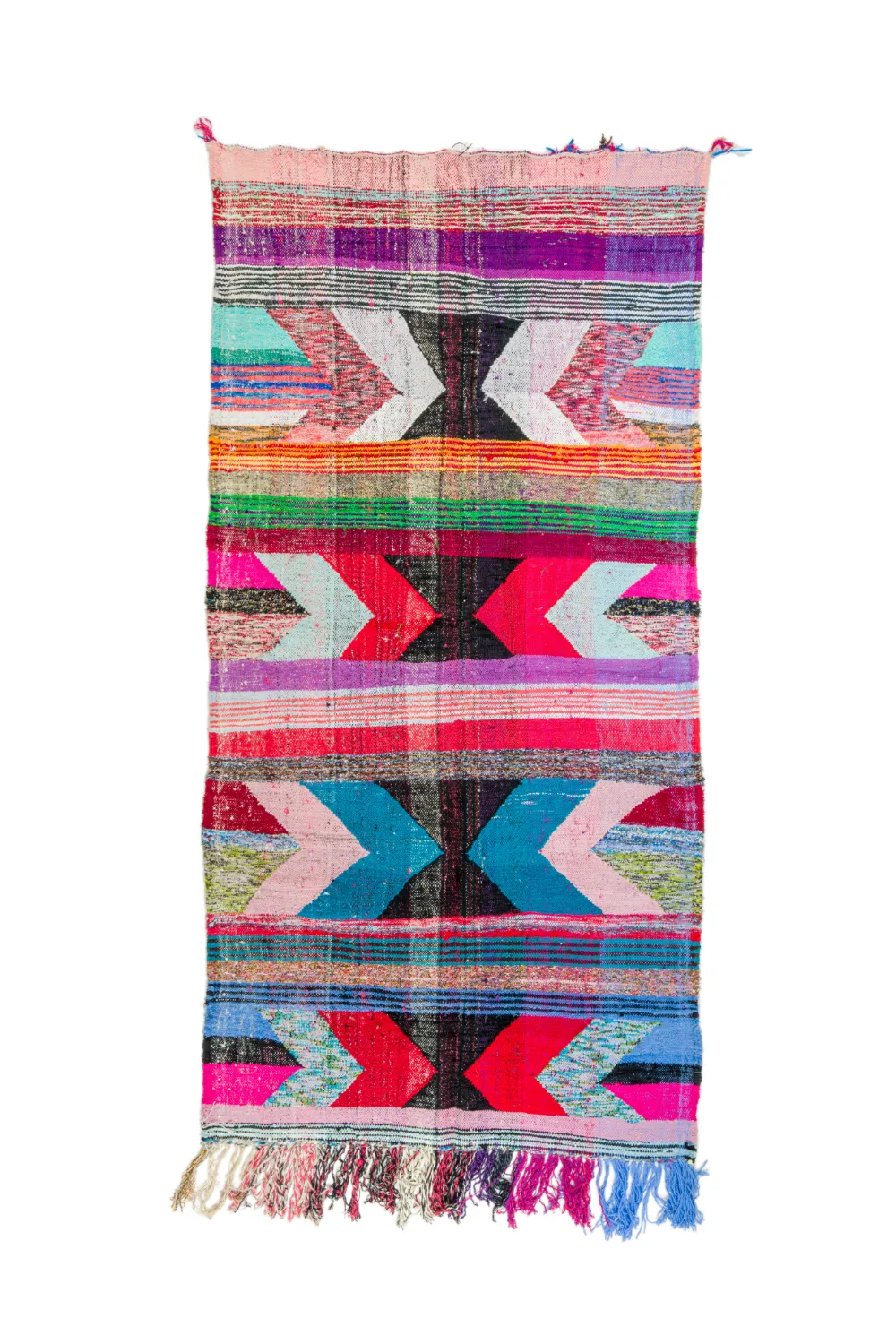 Berberyjskie Dywany Boucherouite Z Maroka 135 x 270 cm