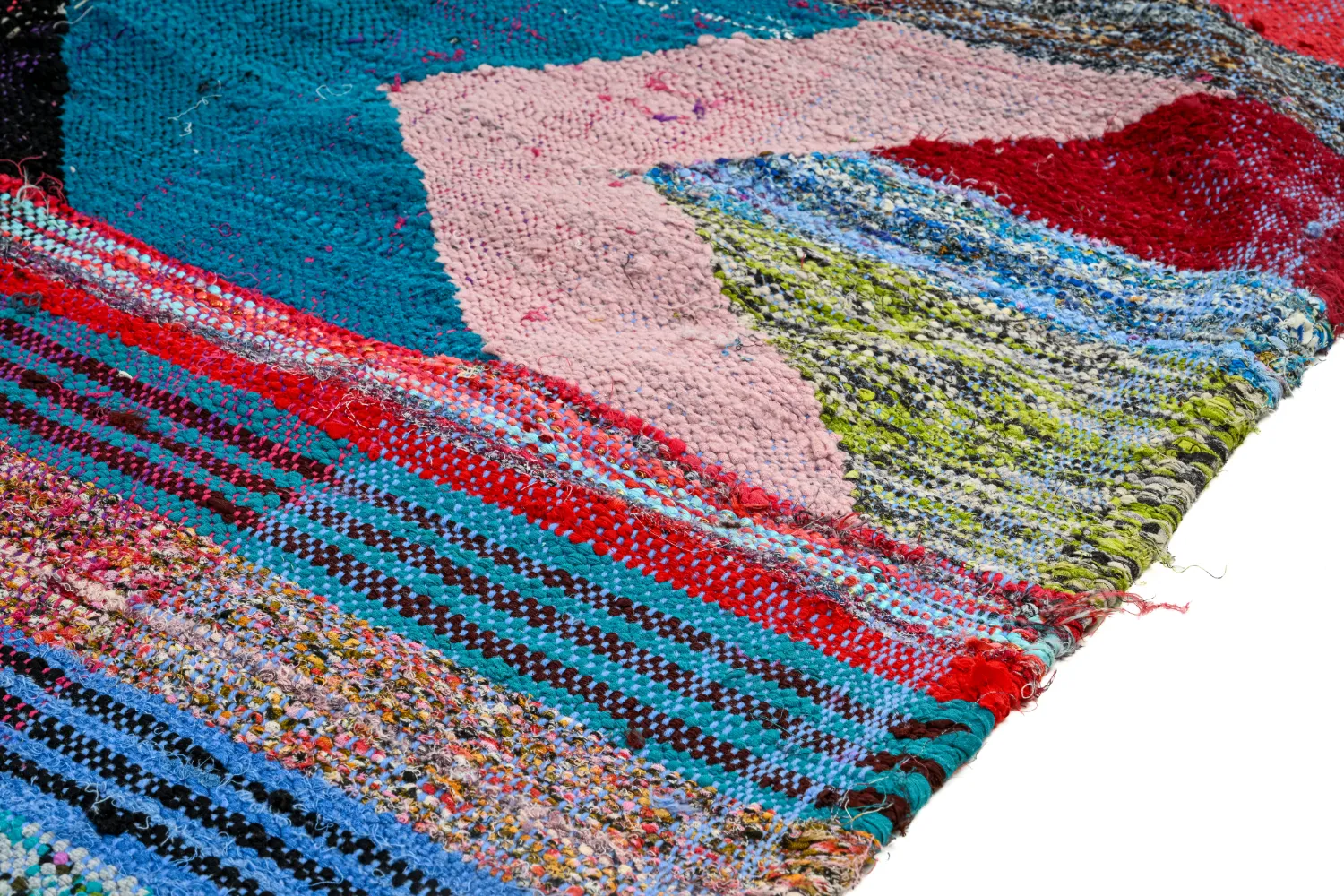 Berberyjskie Dywany Boucherouite Z Maroka 135 x 270 cm