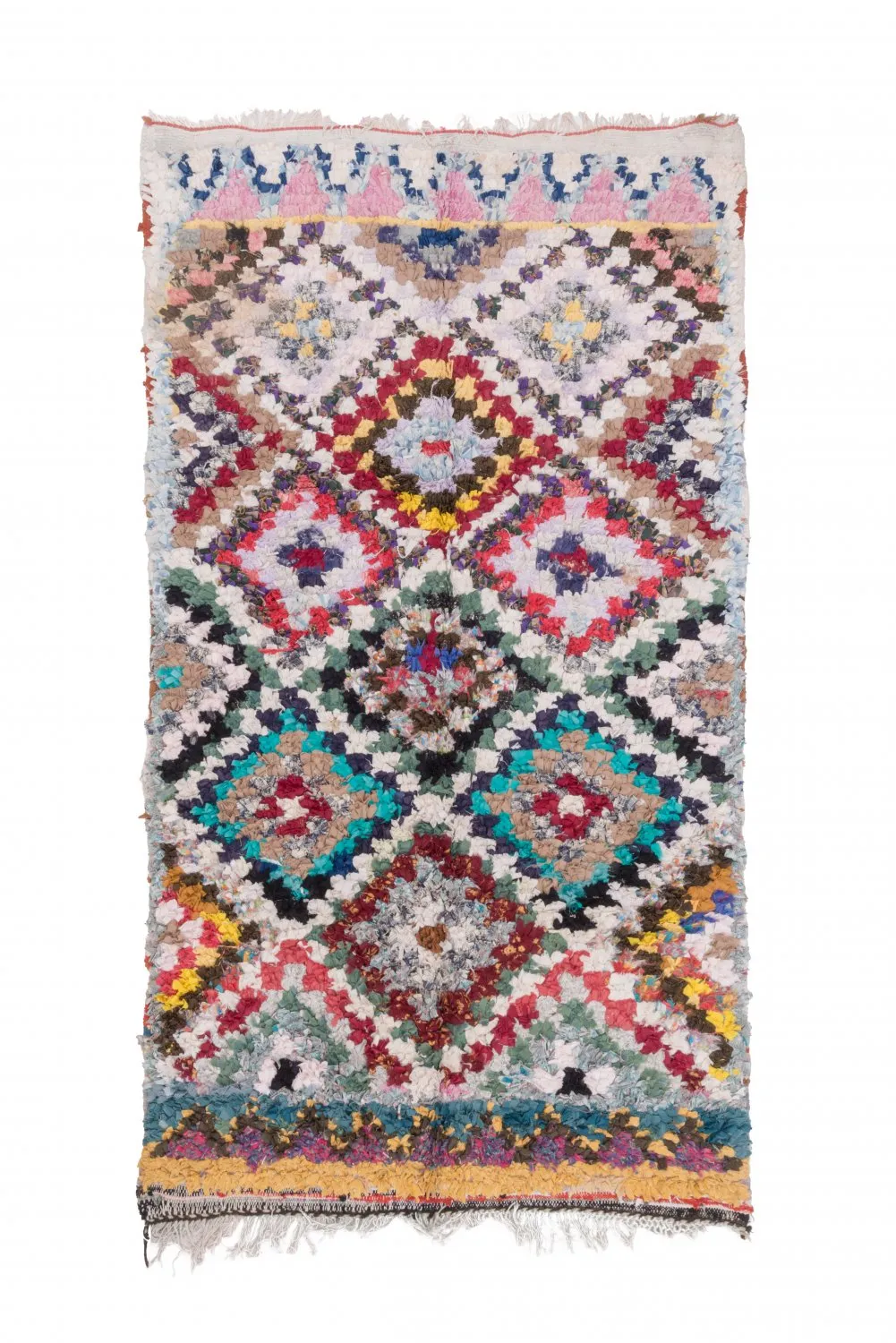 Berberyjskie Dywany Boucherouite Z Maroka 235 x 130 cm