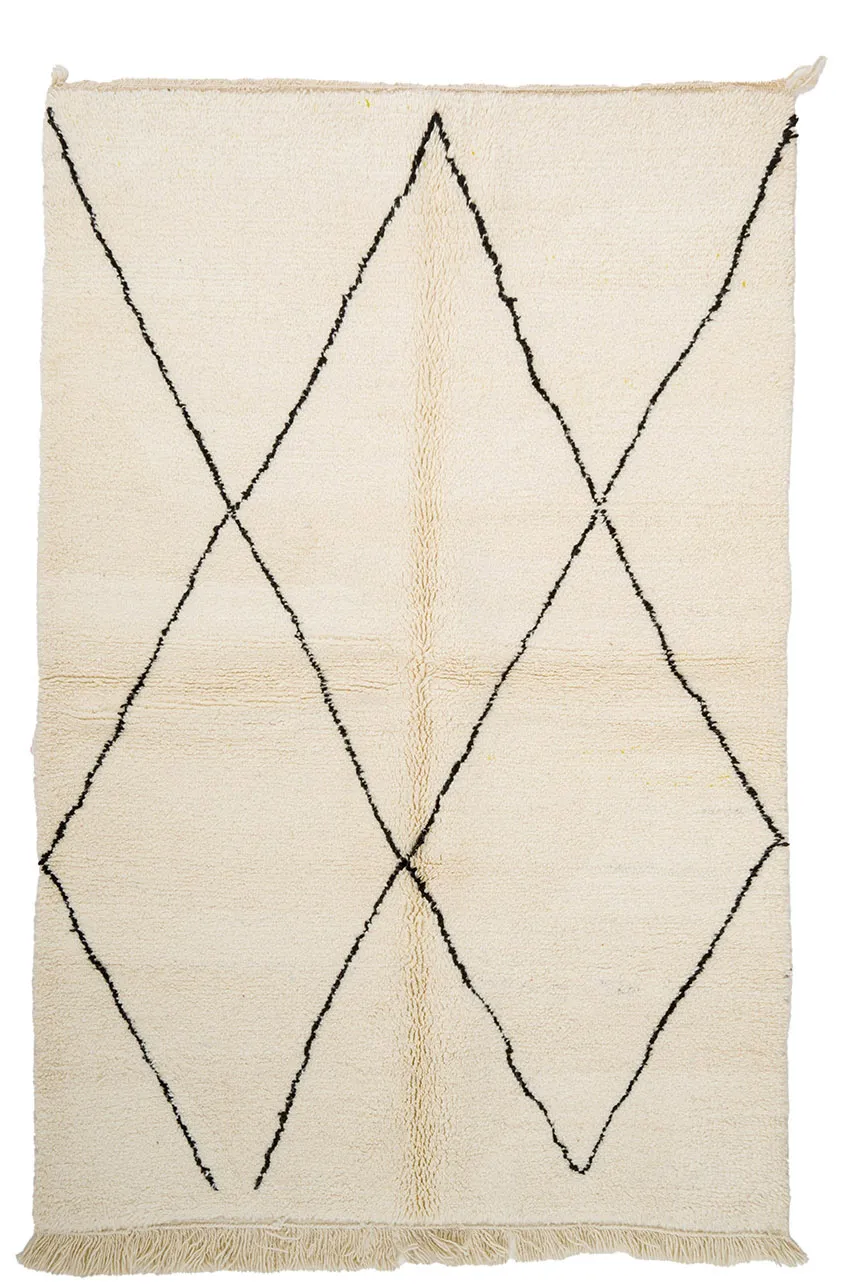 Berberyjskie Dywany Beni Ourain z Maroka 150 x 230 cm