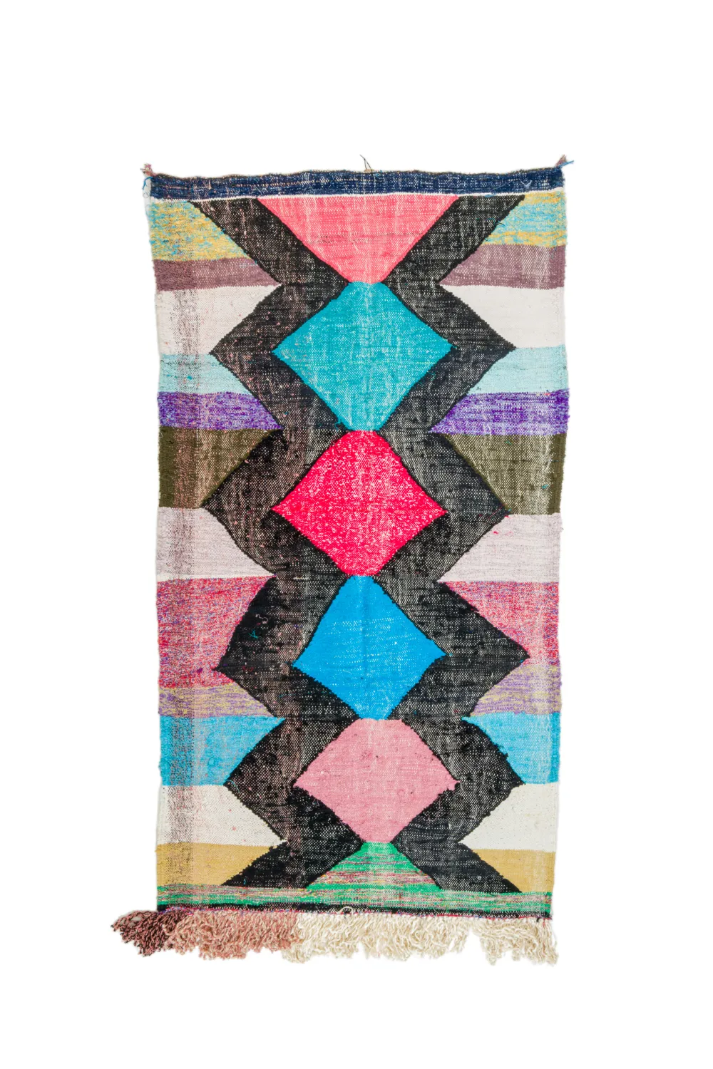 Berberyjskie Dywany Boucherouite Z Maroka 120 x 230 cm