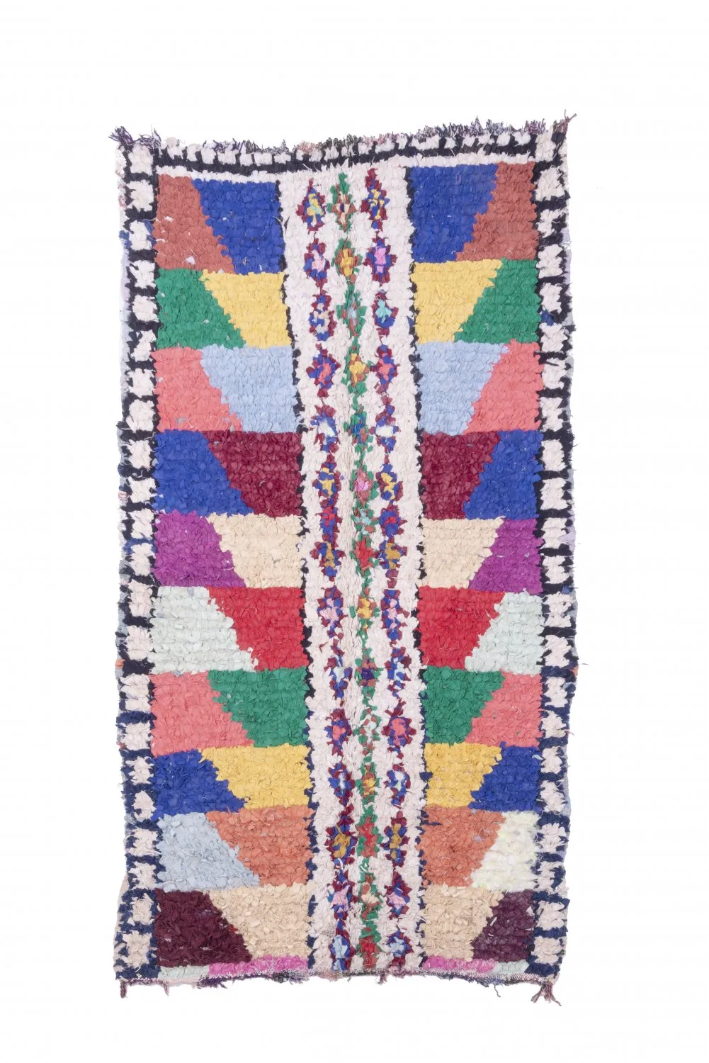 Berberyjskie Dywany Boucherouite Z Maroka 205 x 115 cm