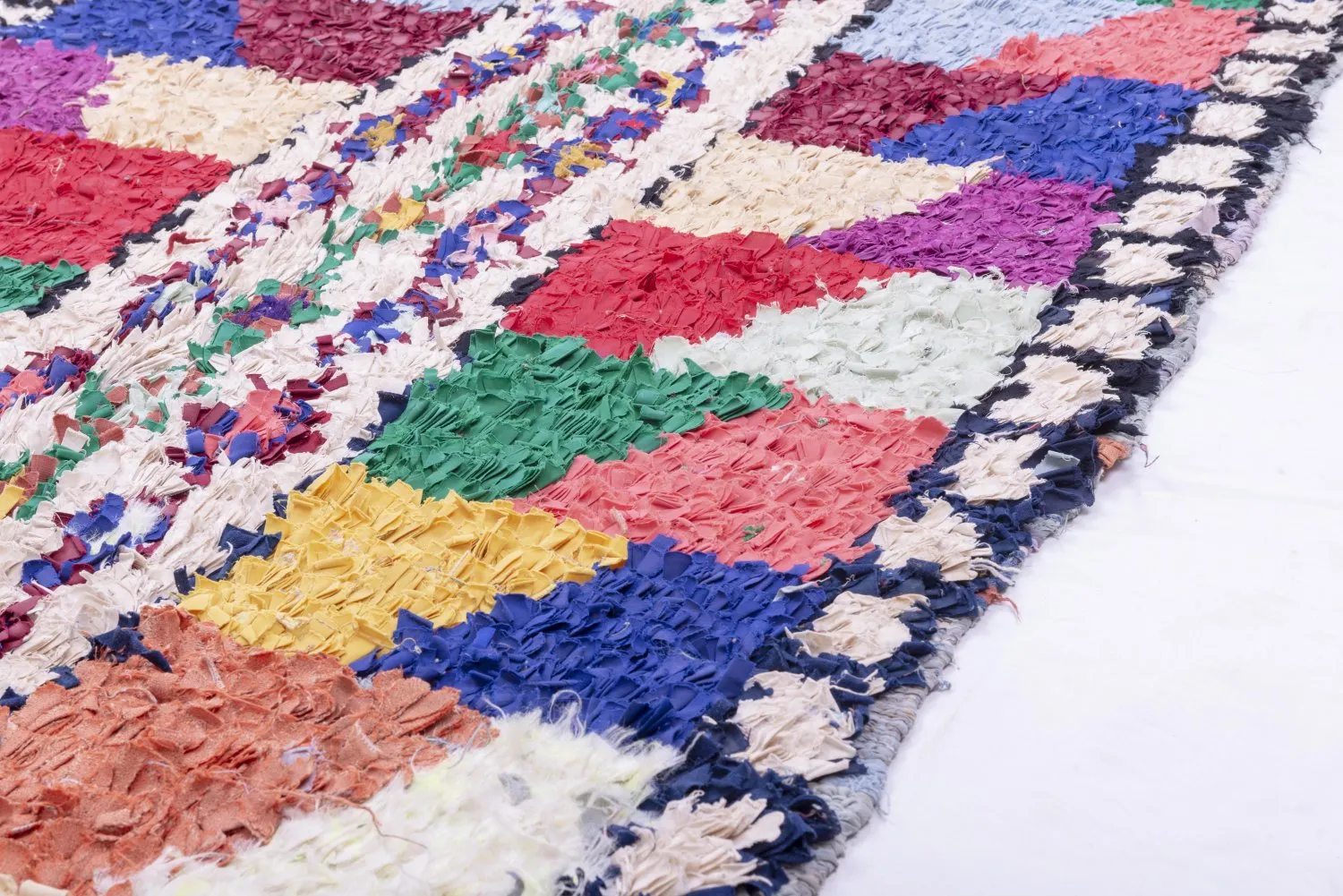 Berberyjskie Dywany Boucherouite Z Maroka 205 x 115 cm