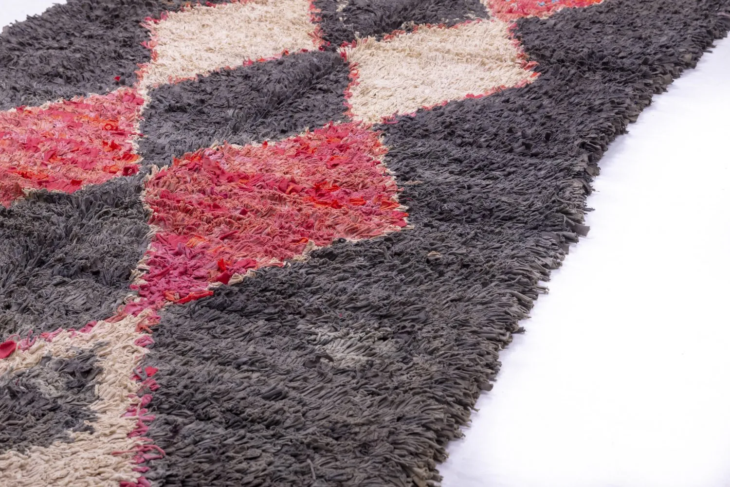 Berberyjskie Dywany Boucherouite Z Maroka 245 x 105 cm