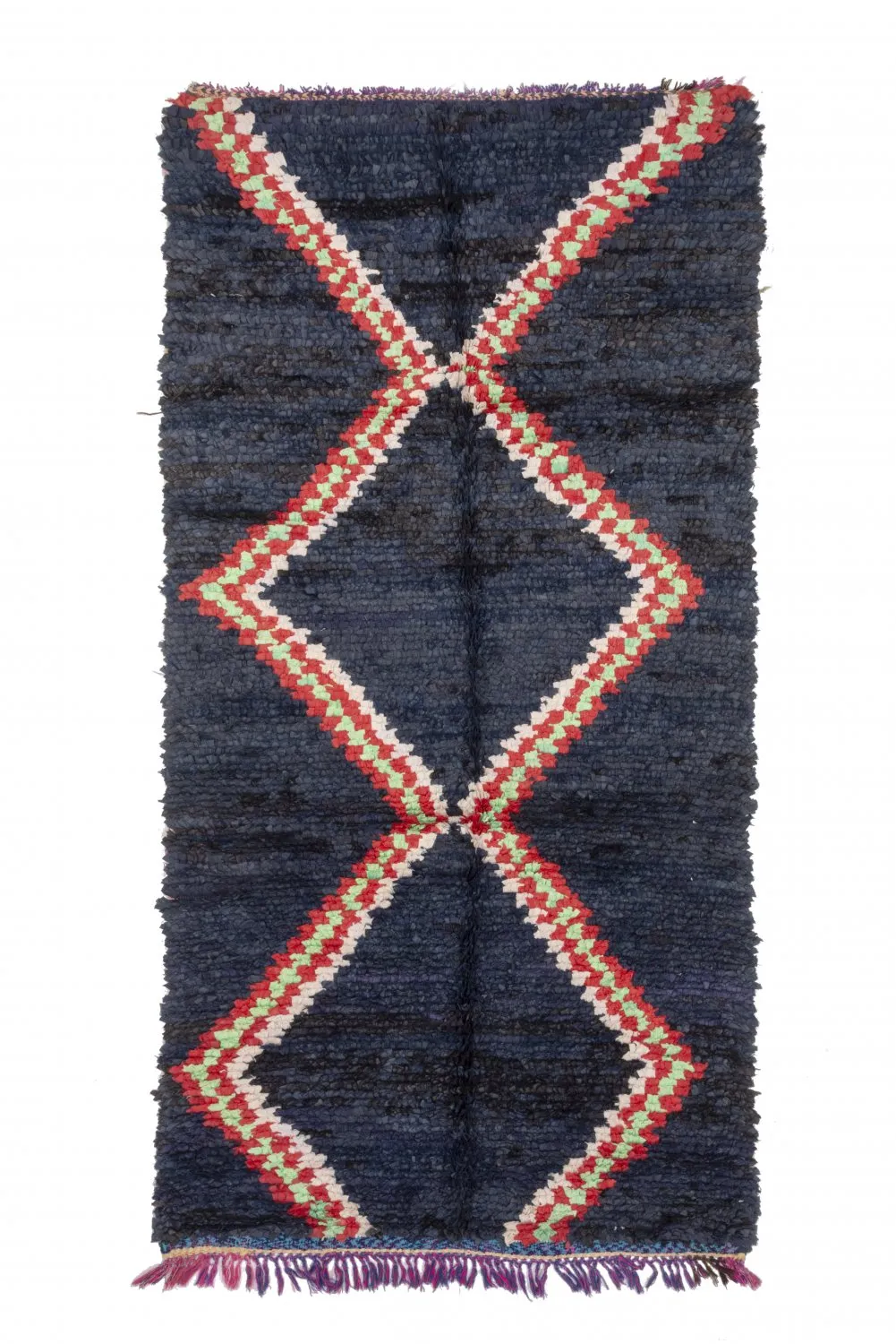 Berberyjskie Dywany Boucherouite Z Maroka 265 x 135 cm