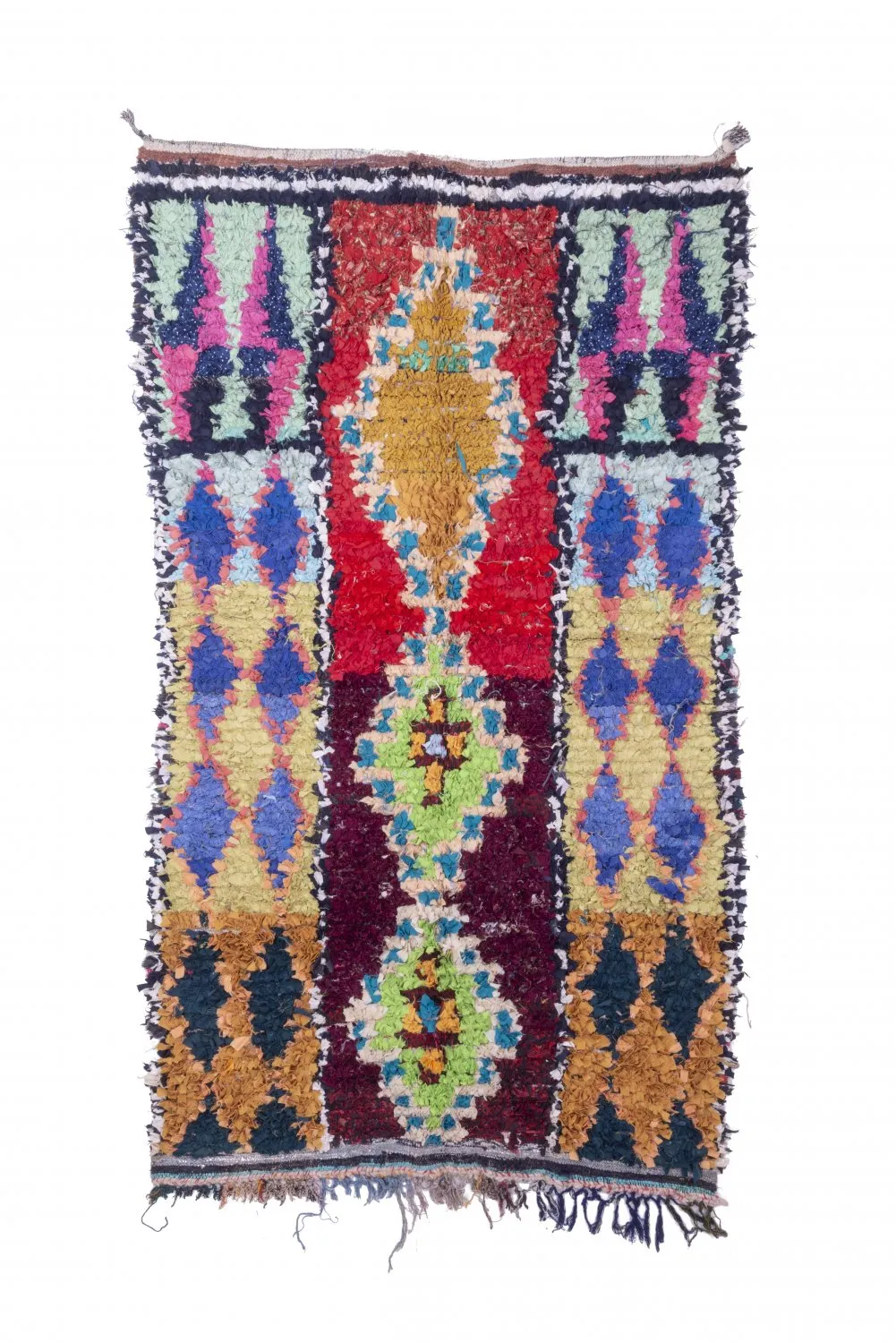 Berberyjskie Dywany Boucherouite Z Maroka 245 x 135 cm