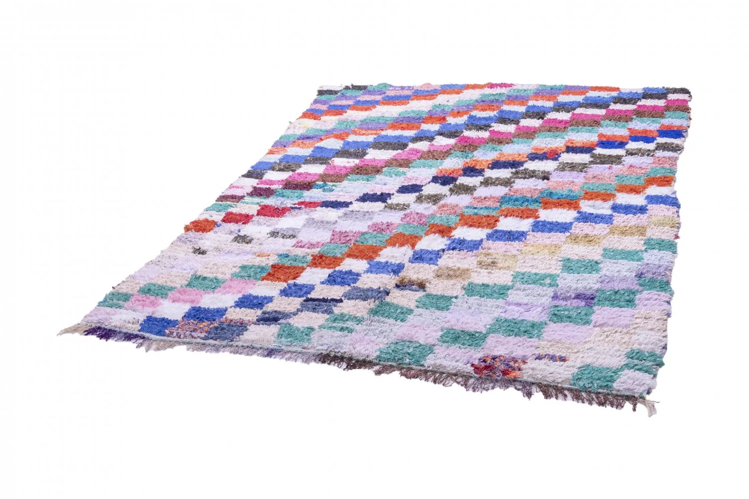 Berberyjskie Dywany Boucherouite Z Maroka 175 x 155 cm