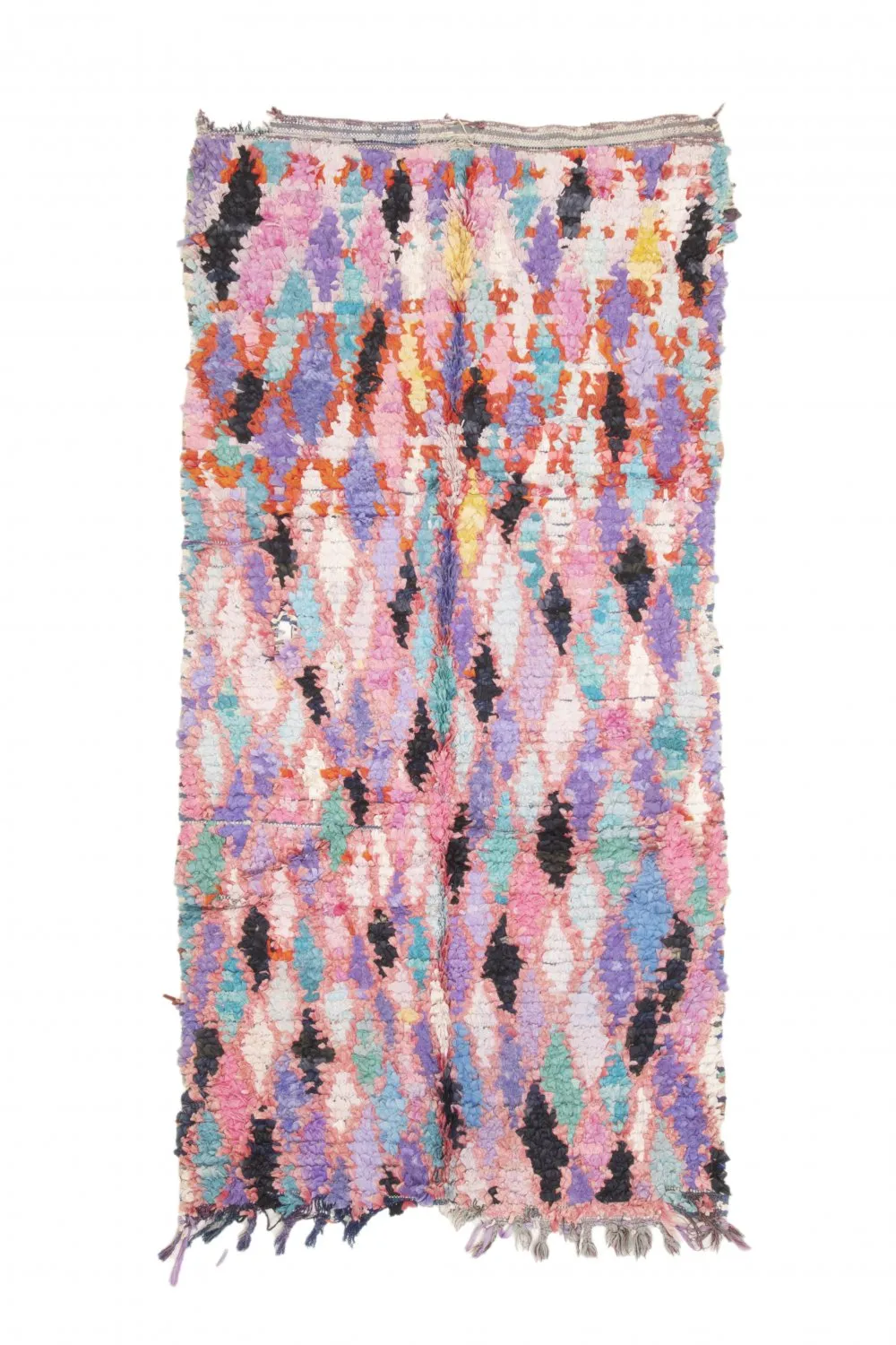 Berberyjskie Dywany Boucherouite Z Maroka 220 x 105 cm