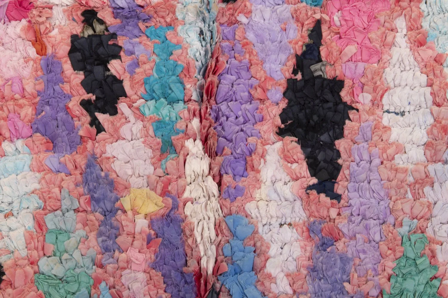 Berberyjskie Dywany Boucherouite Z Maroka 220 x 105 cm