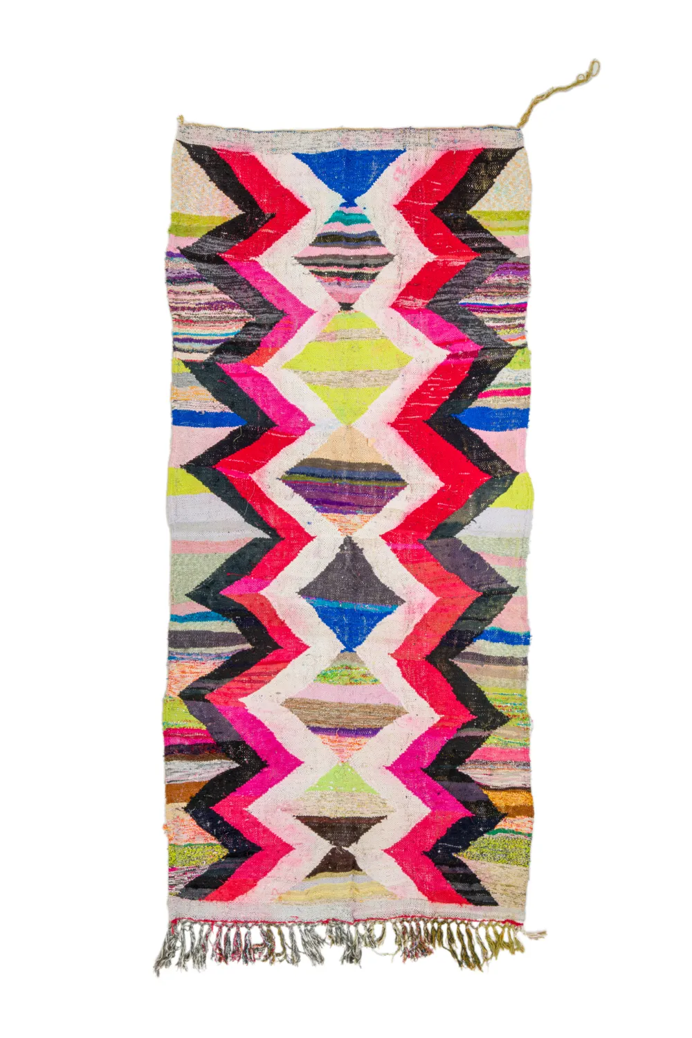 Berberyjskie Dywany Boucherouite Z Maroka 135 x 305 cm