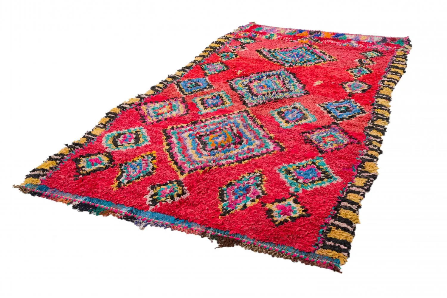 Berberyjskie Dywany Boucherouite Z Maroka 290 x 140 cm