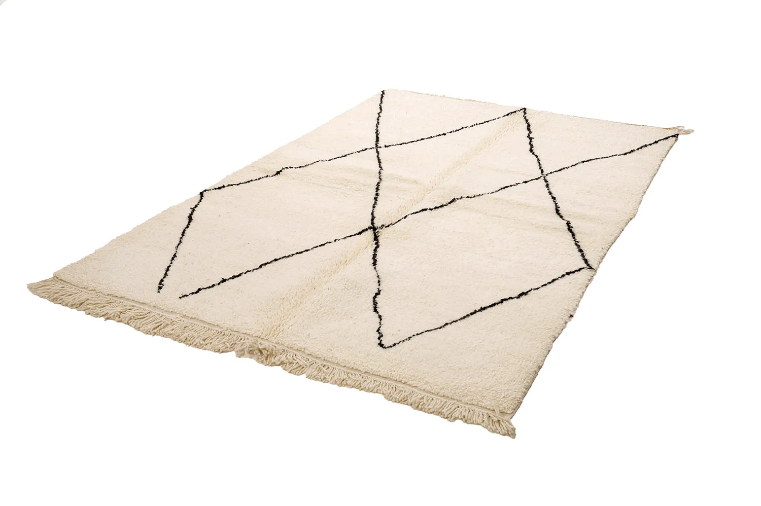 Berberyjskie Dywany Beni Ourain z Maroka 150 x 230 cm