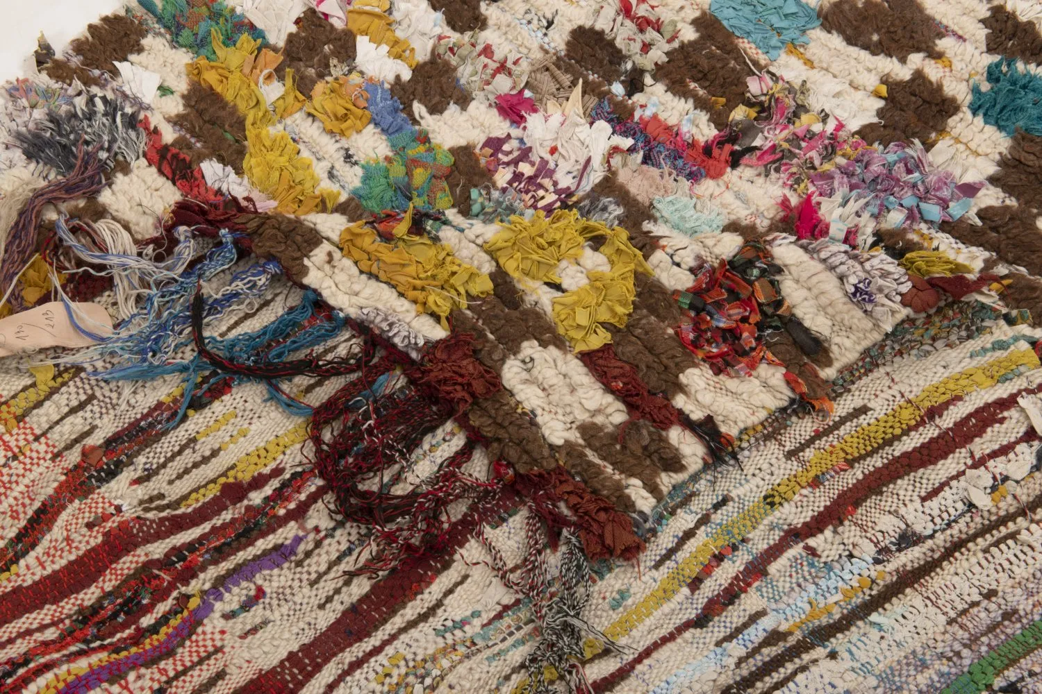 Berberyjskie Dywany Boucherouite Z Maroka 215 x 130 cm