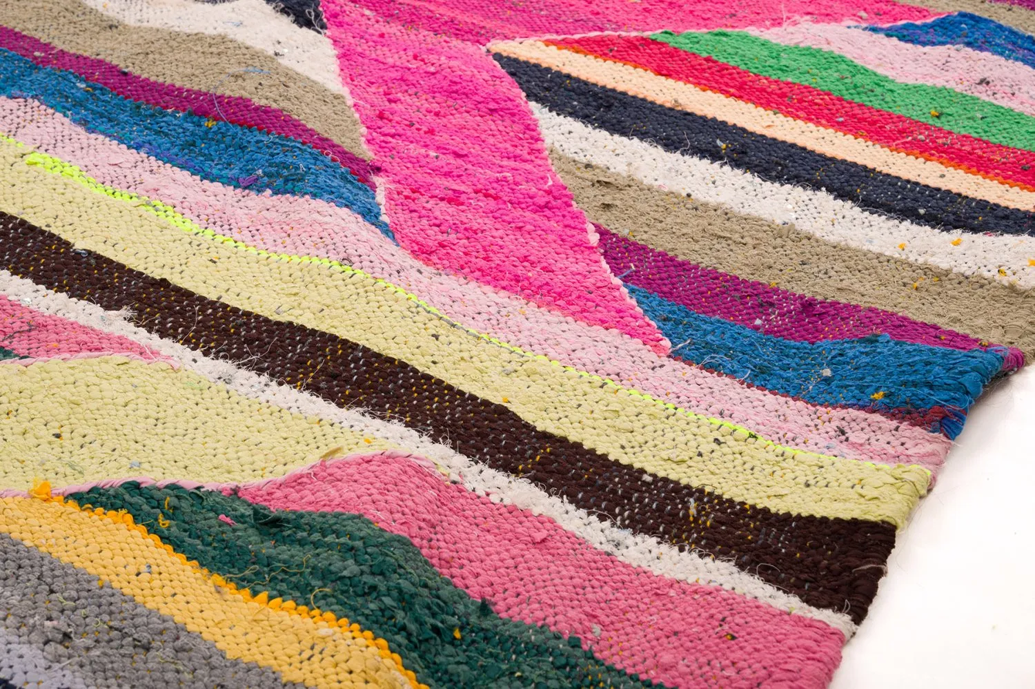 Berberyjskie Dywany Boucherouite Z Maroka 135 x 260 cm