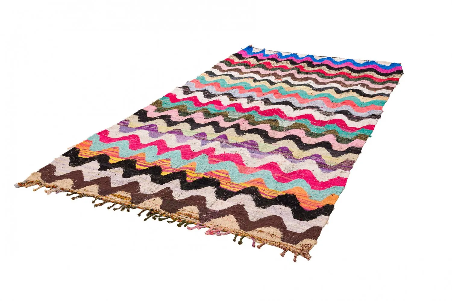 Berberyjskie Dywany Boucherouite Z Maroka 165 x 305 cm