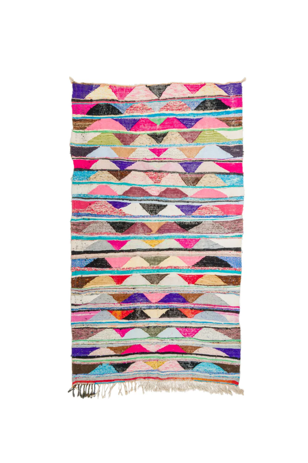Berberyjskie Dywany Boucherouite Z Maroka 145 x 250 cm