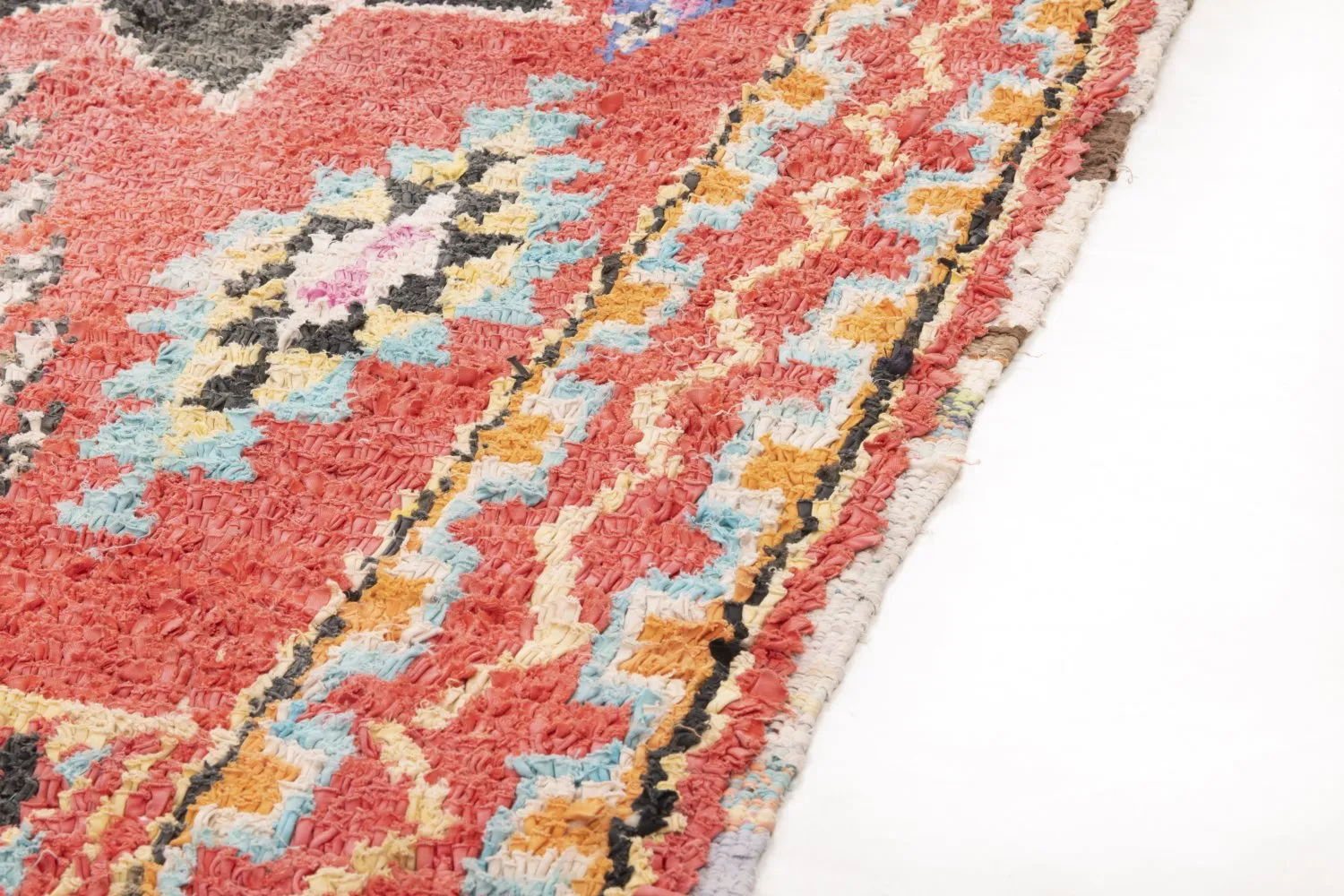 Berberyjskie Dywany Boucherouite Z Maroka 275 x 130 cm