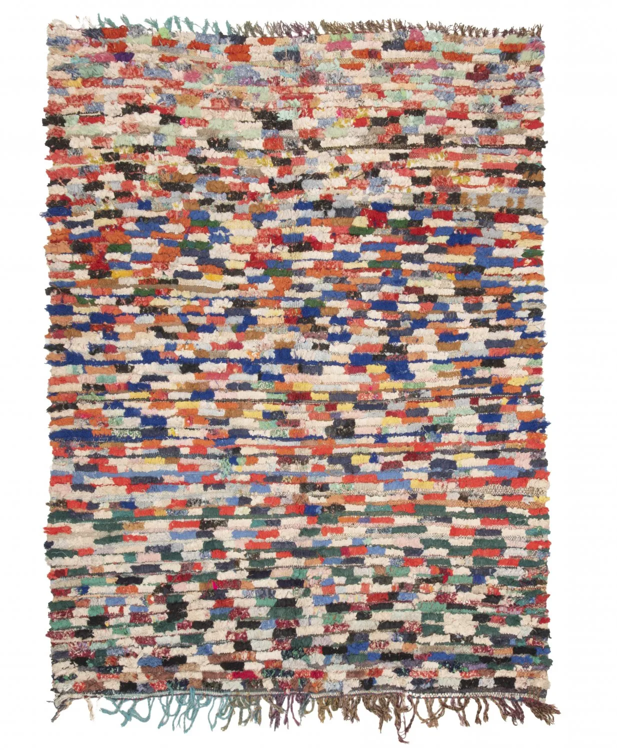 Berberyjskie Dywany Boucherouite Z Maroka 225 x 170 cm