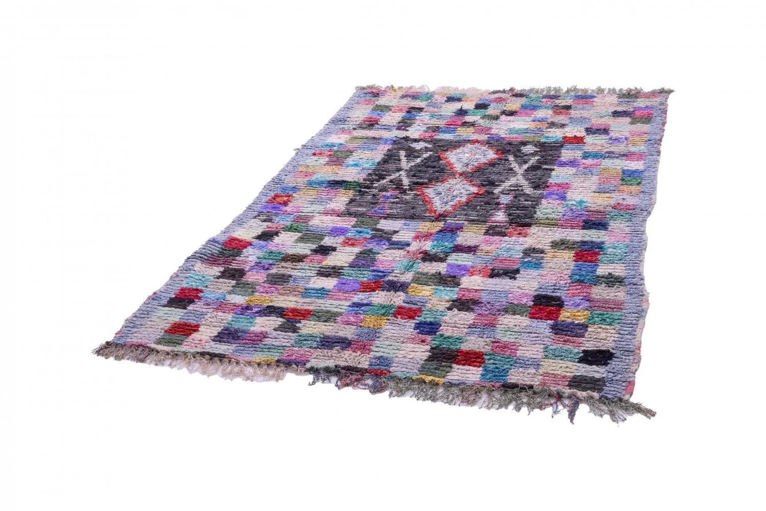 Berberyjskie Dywany Boucherouite Z Maroka 215 x 135 cm