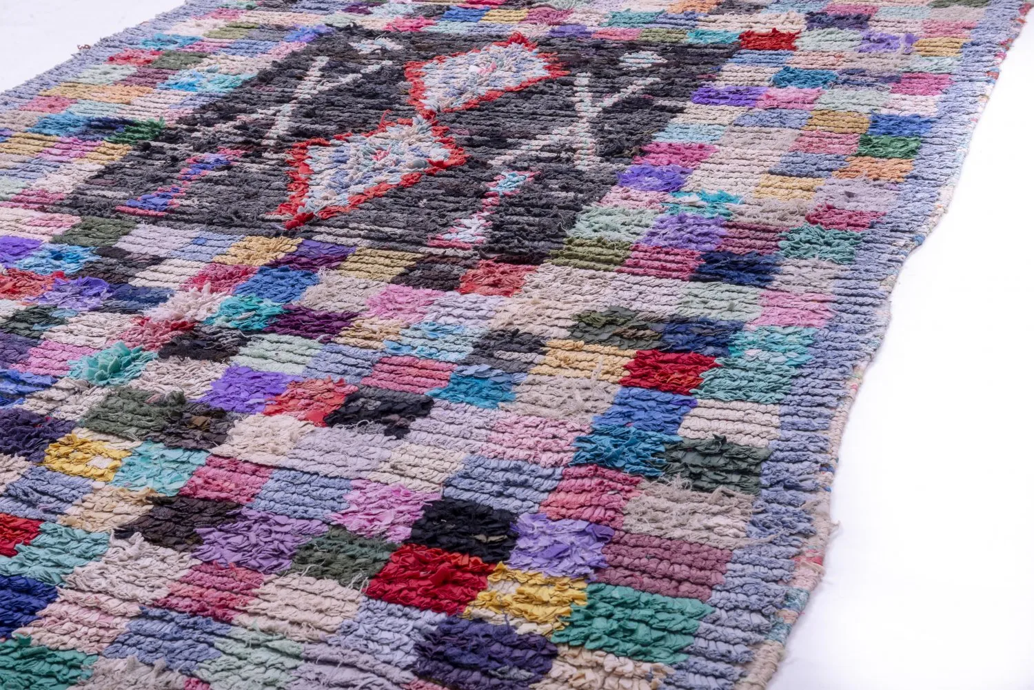 Berberyjskie Dywany Boucherouite Z Maroka 215 x 135 cm