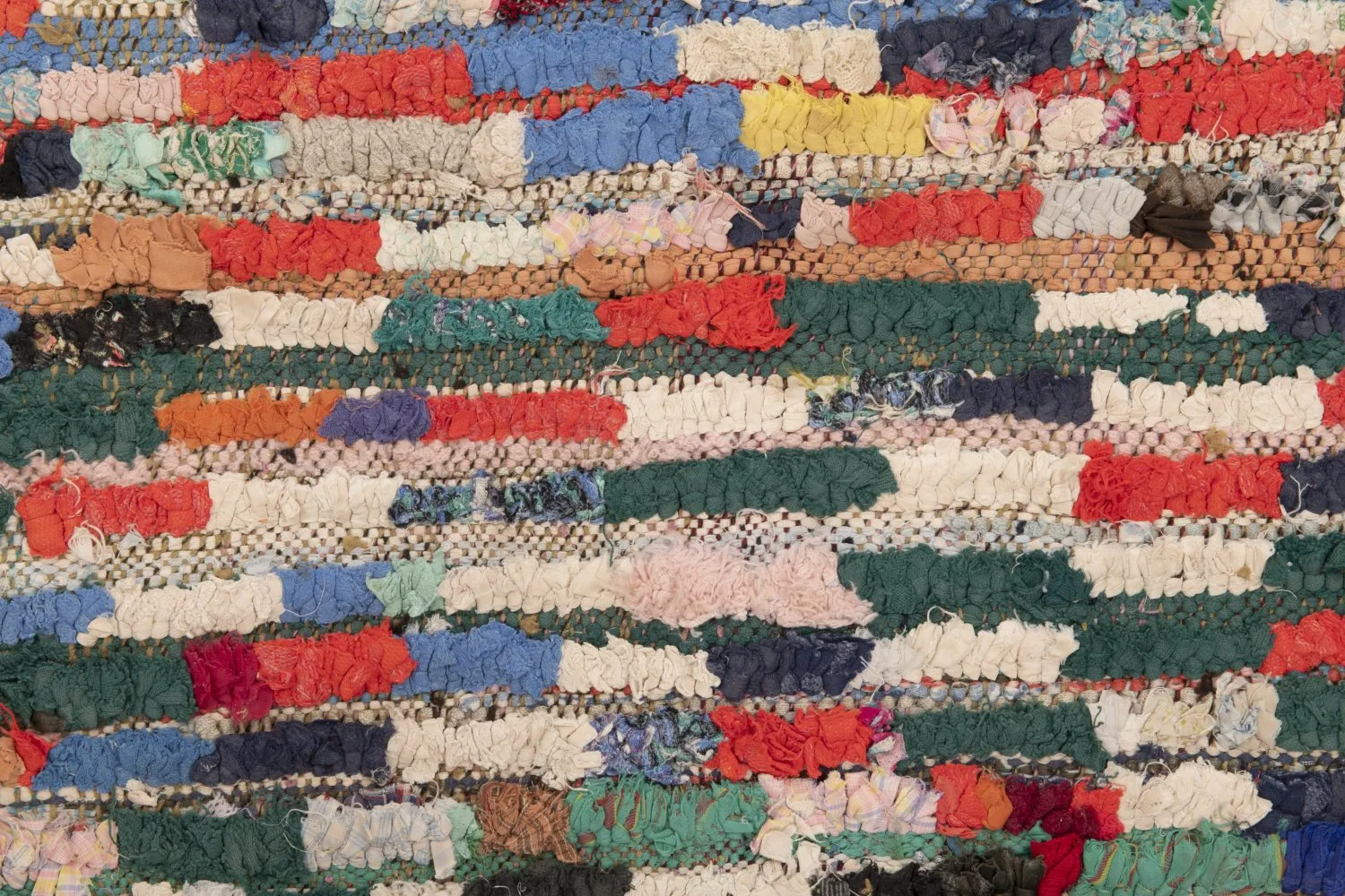 Berberyjskie Dywany Boucherouite Z Maroka 225 x 170 cm
