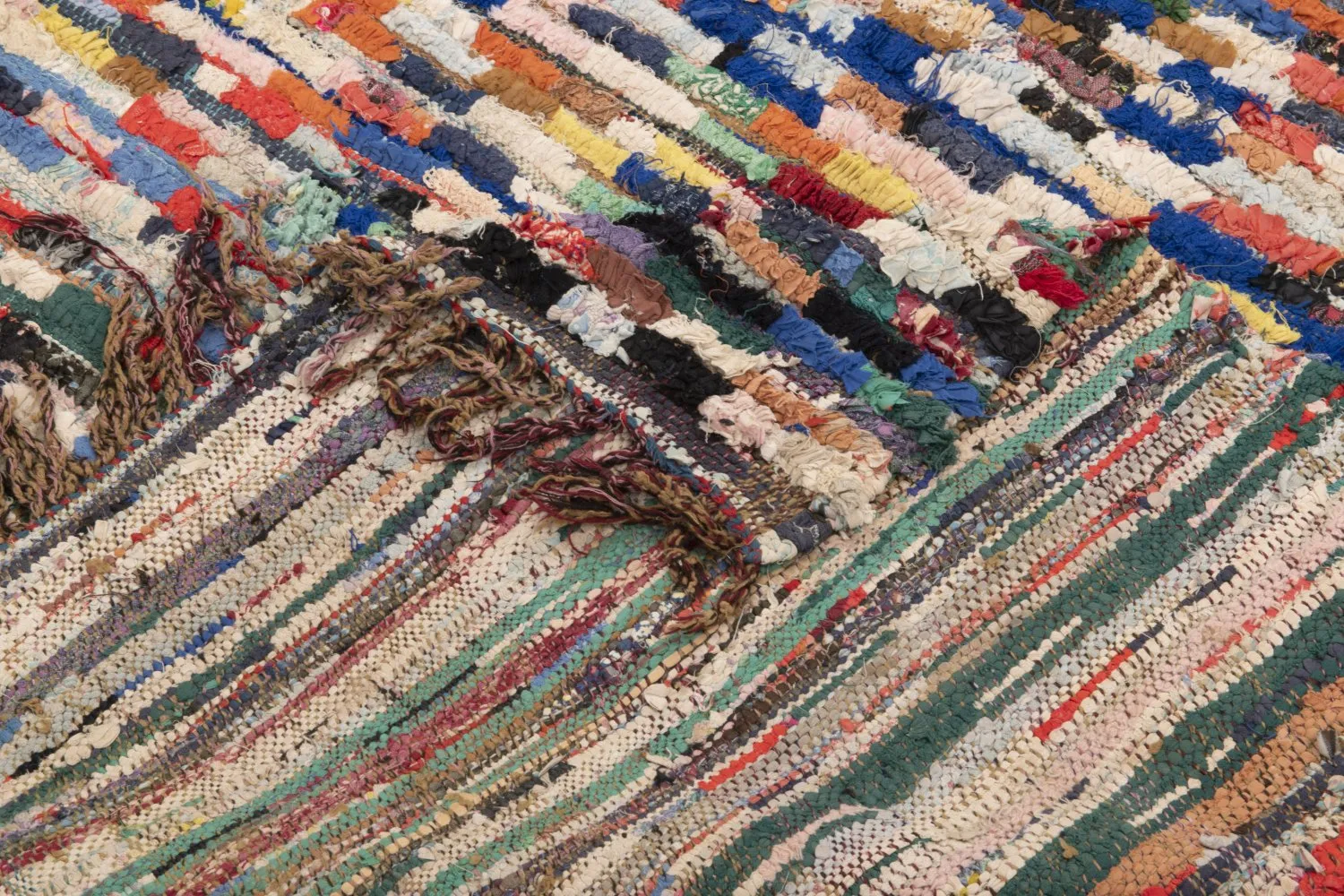 Berberyjskie Dywany Boucherouite Z Maroka 225 x 170 cm