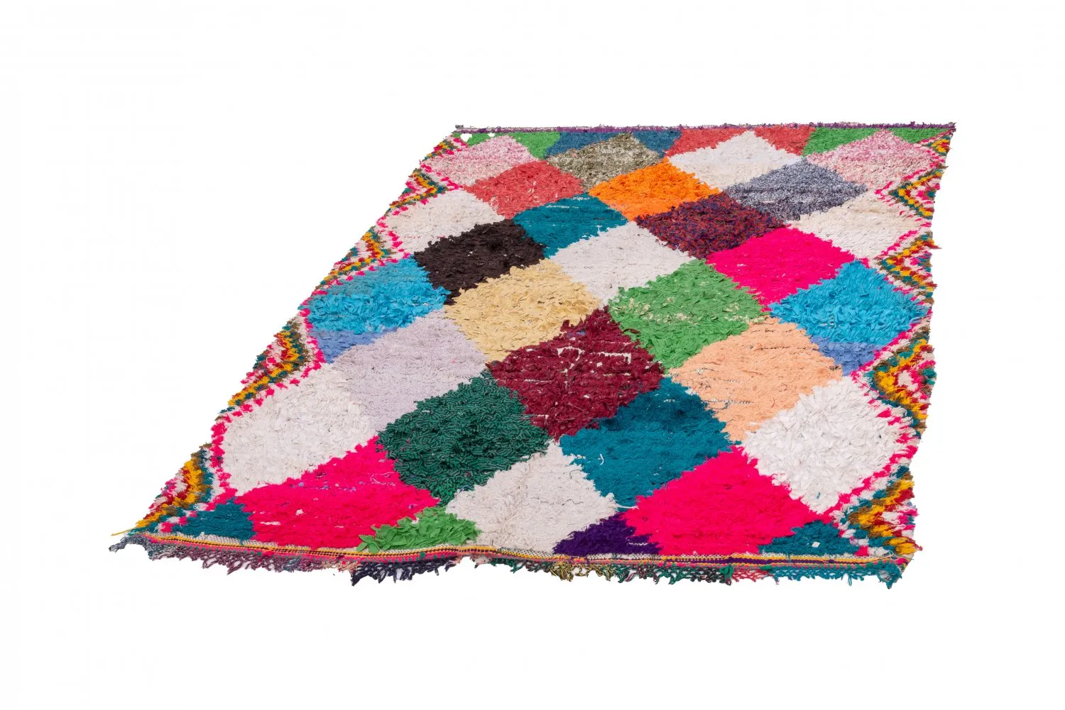 Berberyjskie Dywany Boucherouite Z Maroka 230 x 145 cm